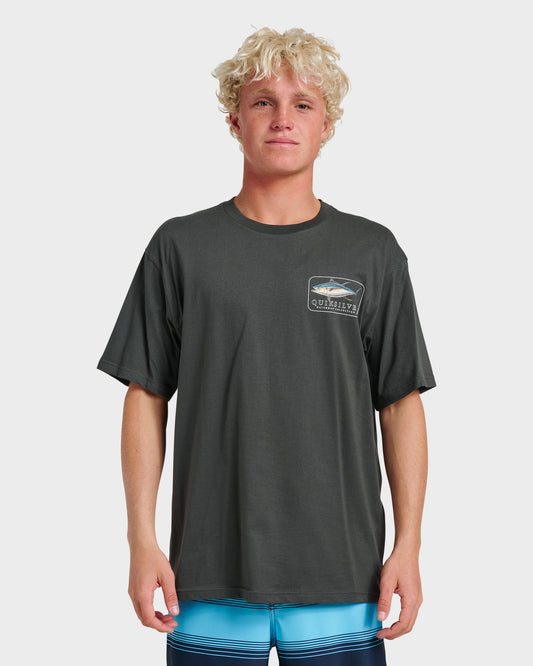 Waterman Yellowfinner Classic T-shirt - Phantom Phantom Quick Silver