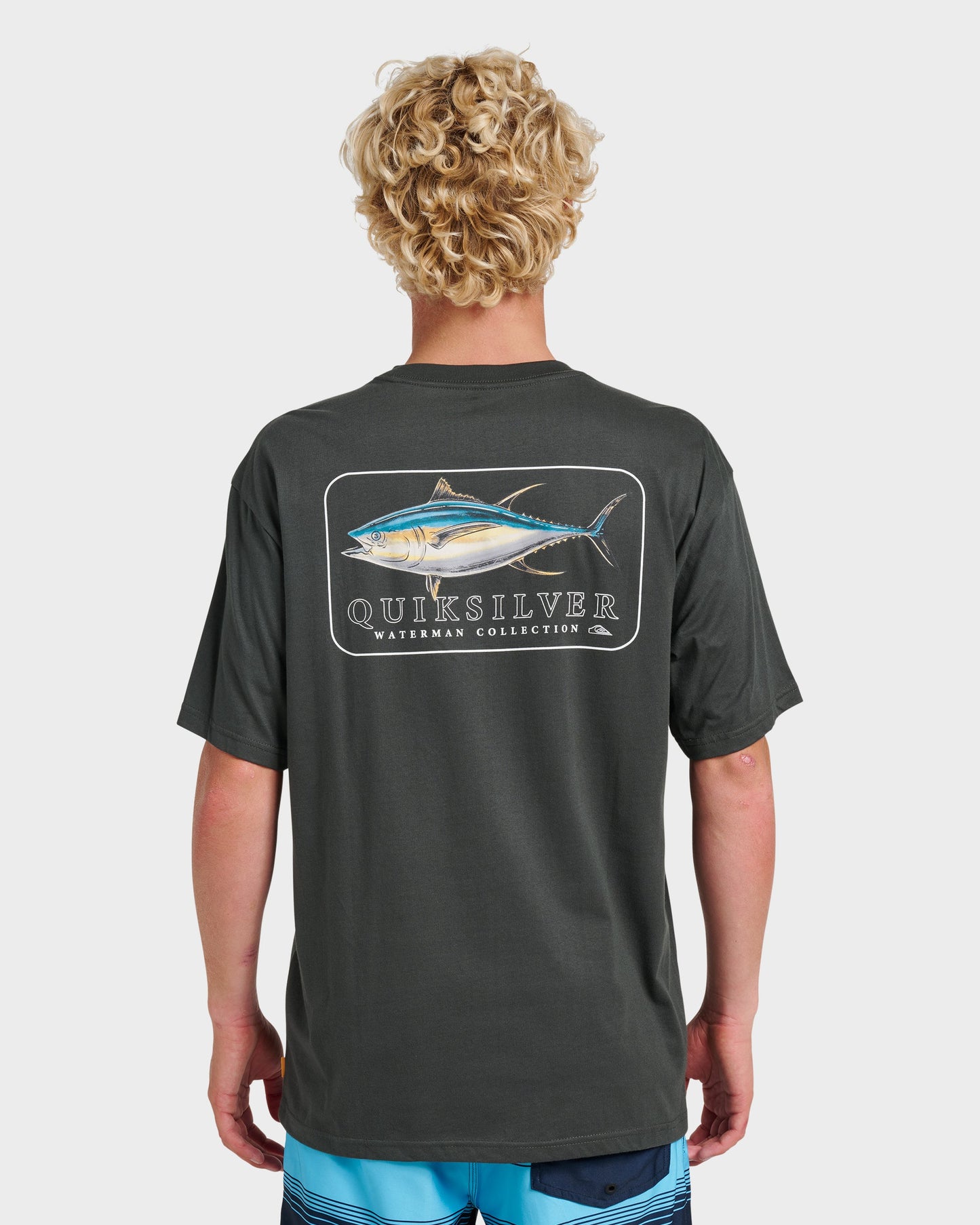 Waterman Yellowfinner Classic T-shirt - Phantom Phantom Quick Silver