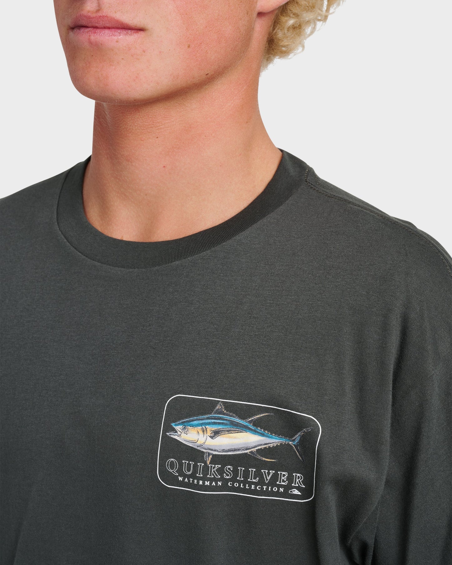 Waterman Yellowfinner Classic T-shirt - Phantom Phantom Quick Silver