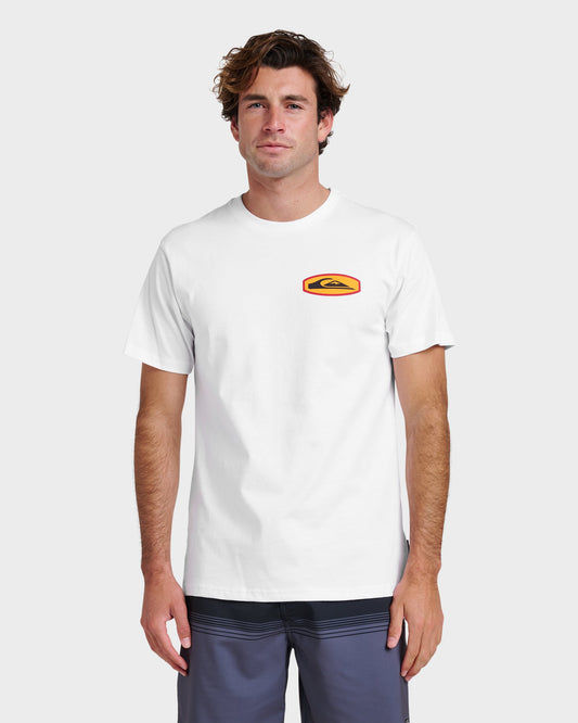 Stadium Emblem Classic T-shirt - White White Quick Silver