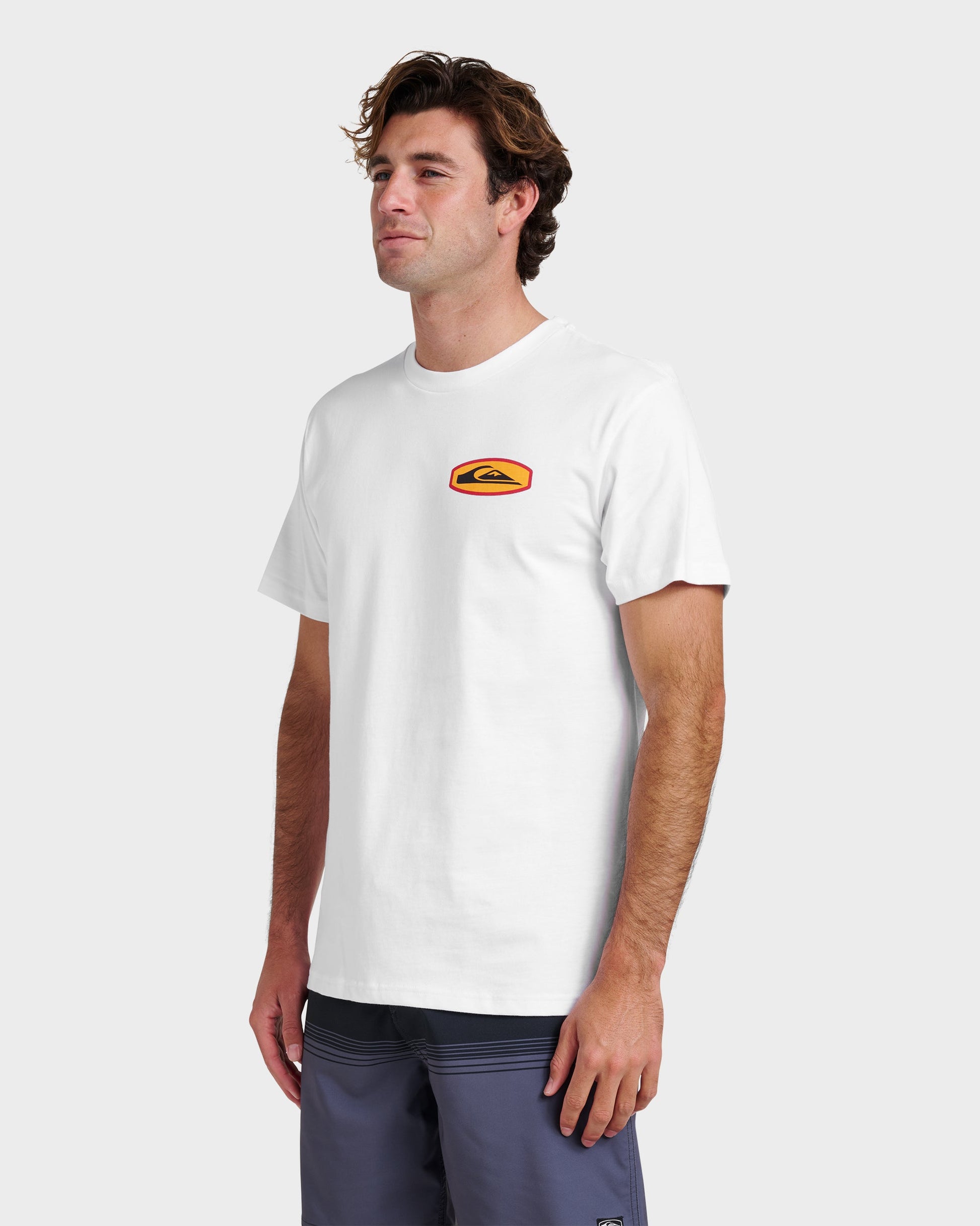 Stadium Emblem Classic T-shirt - White White Quick Silver