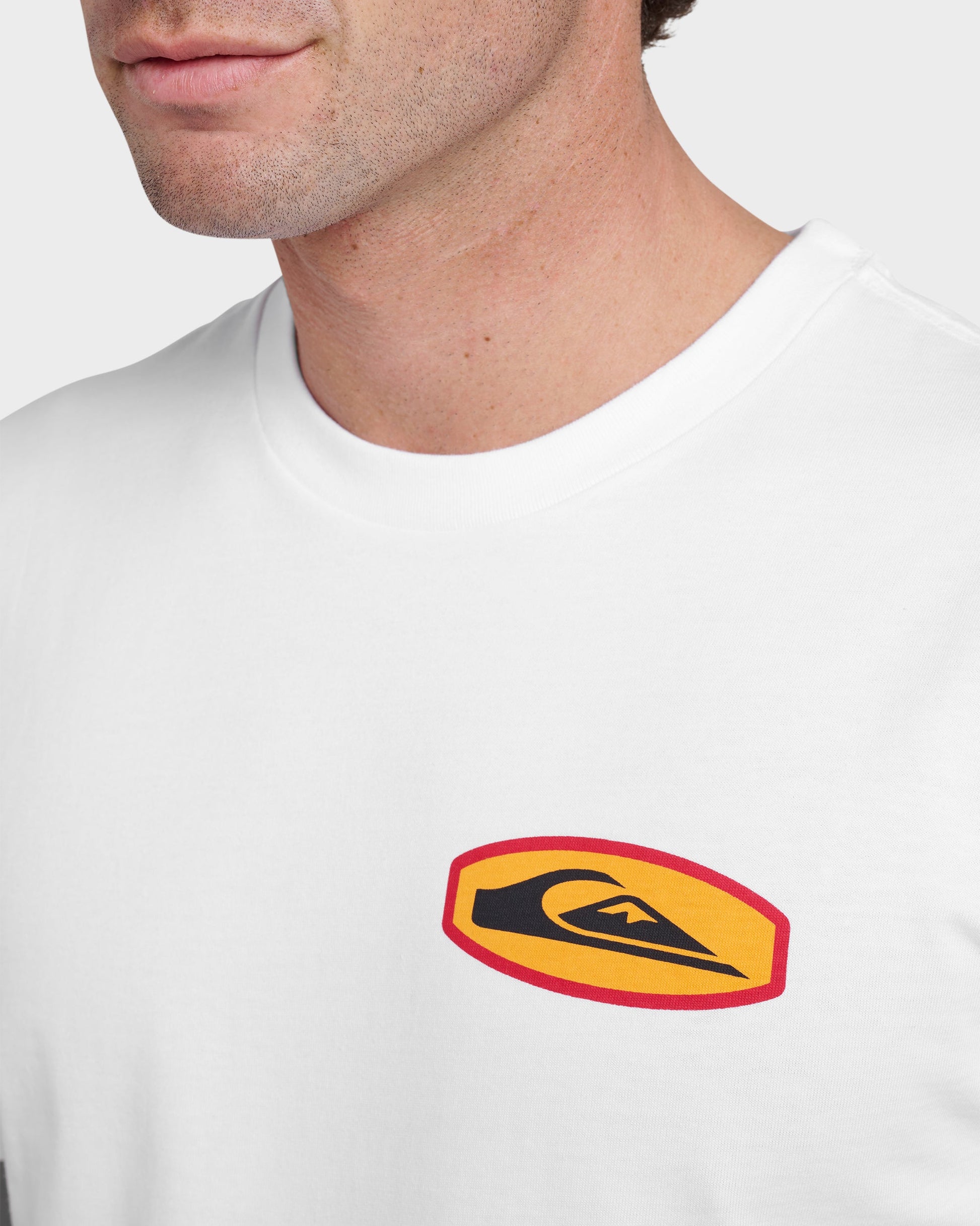 Stadium Emblem Classic T-shirt - White White Quick Silver
