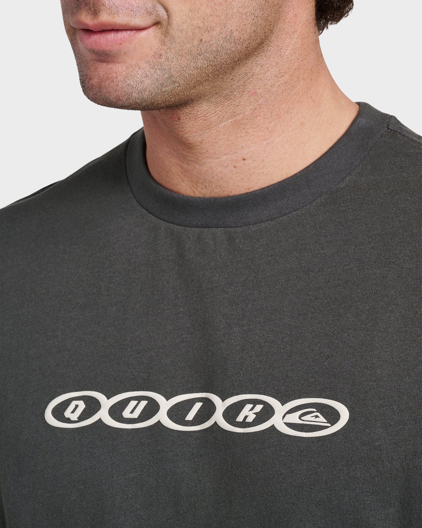 Linked Heavy Weight T-shirt - Phantom Phantom Quick Silver