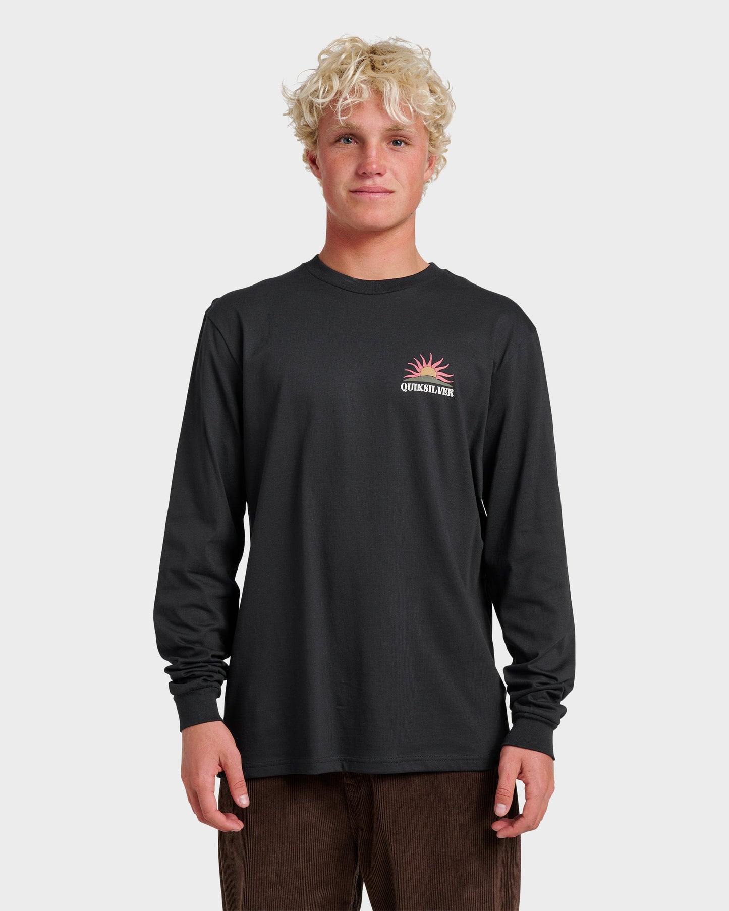 Dawn Patrol Long Sleeve T-shirt - Black Black Quick Silver