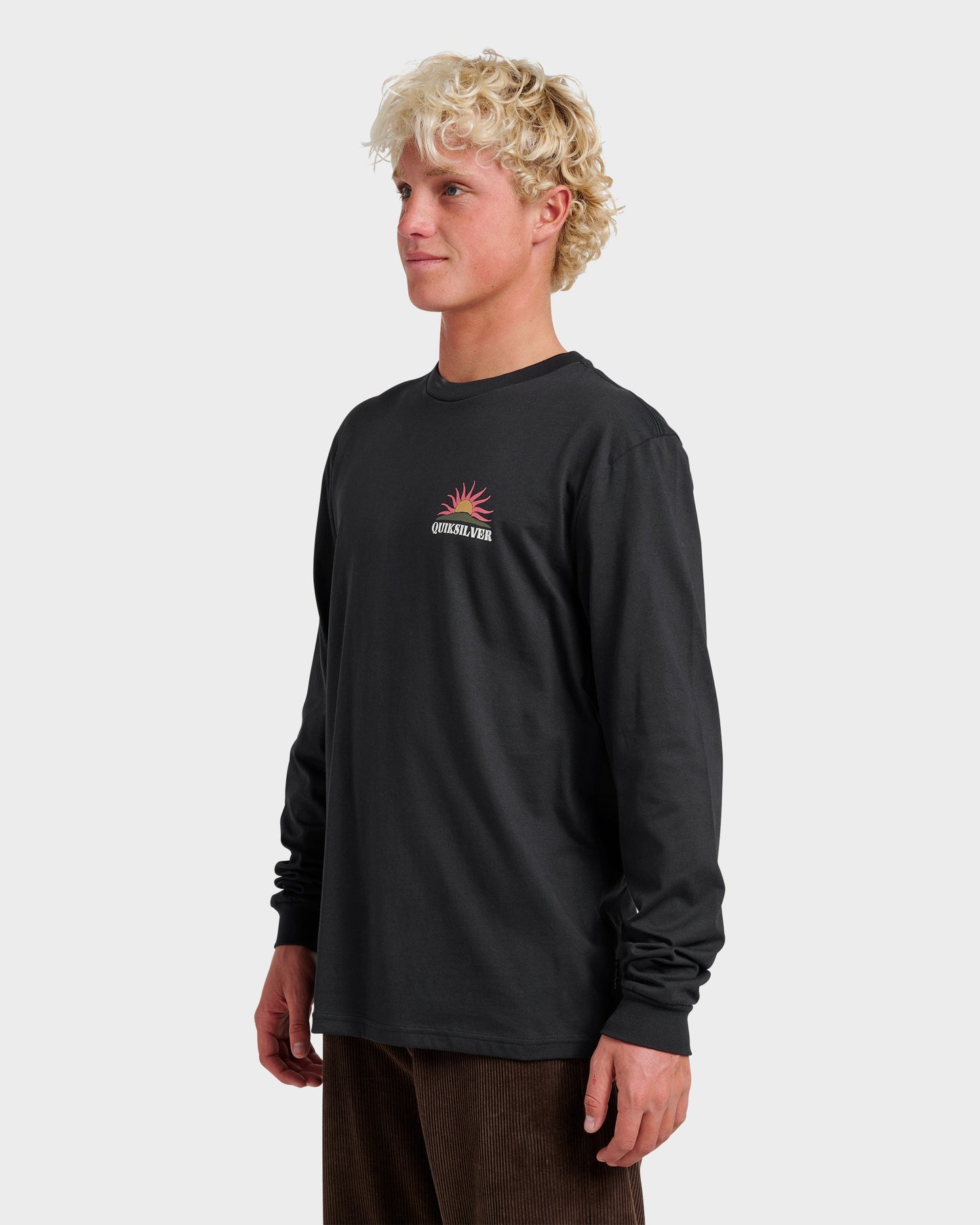 Dawn Patrol Long Sleeve T-shirt - Black Black Quick Silver