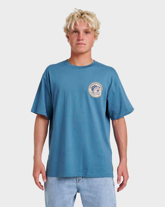 Waterman Catch & Release Classic T-shirt - Real Teal Real Teal Quick Silver