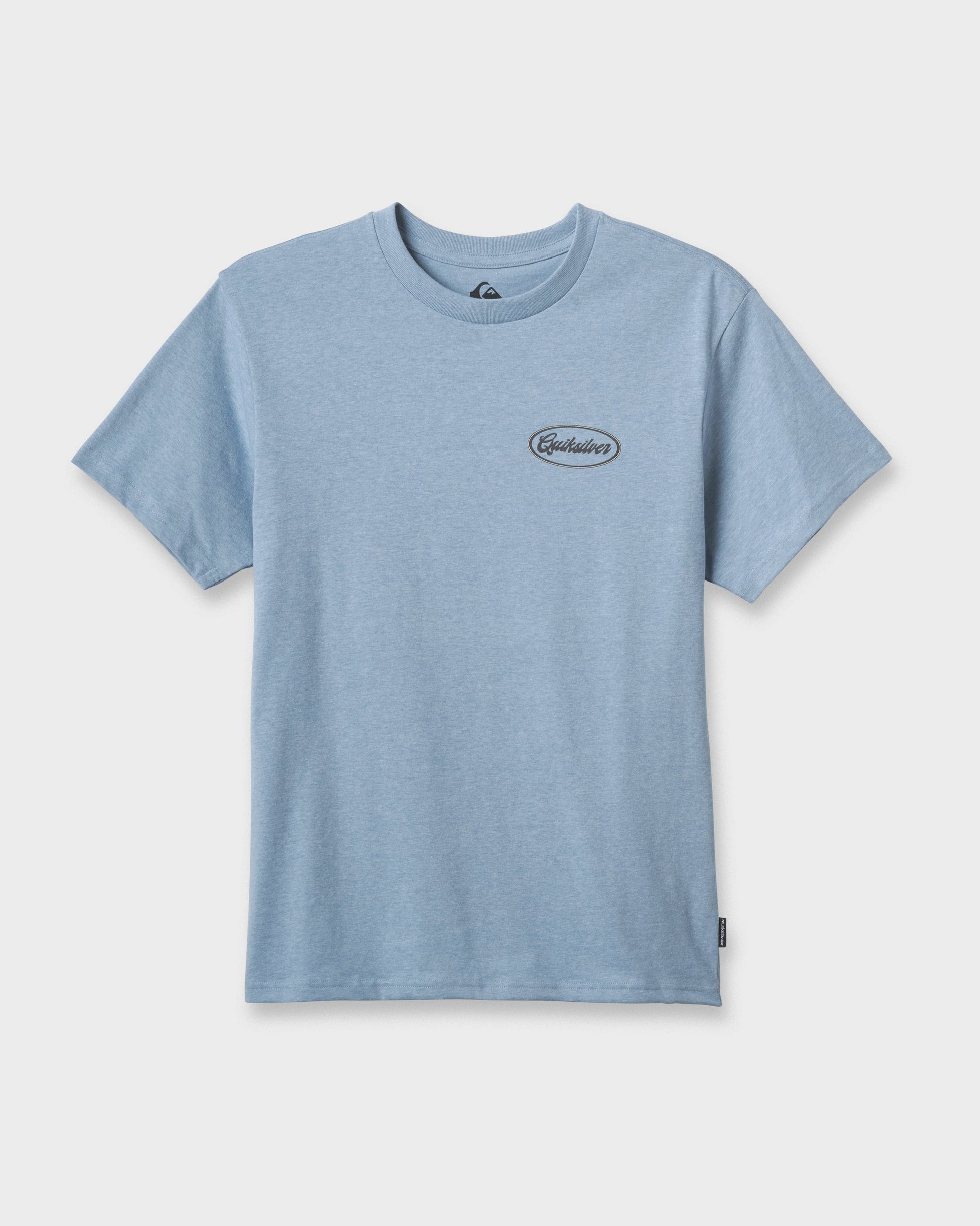 Mechanics Script Classic T-shirt - Ashley Blue Heather Ashley Blue Heather Quick Silver