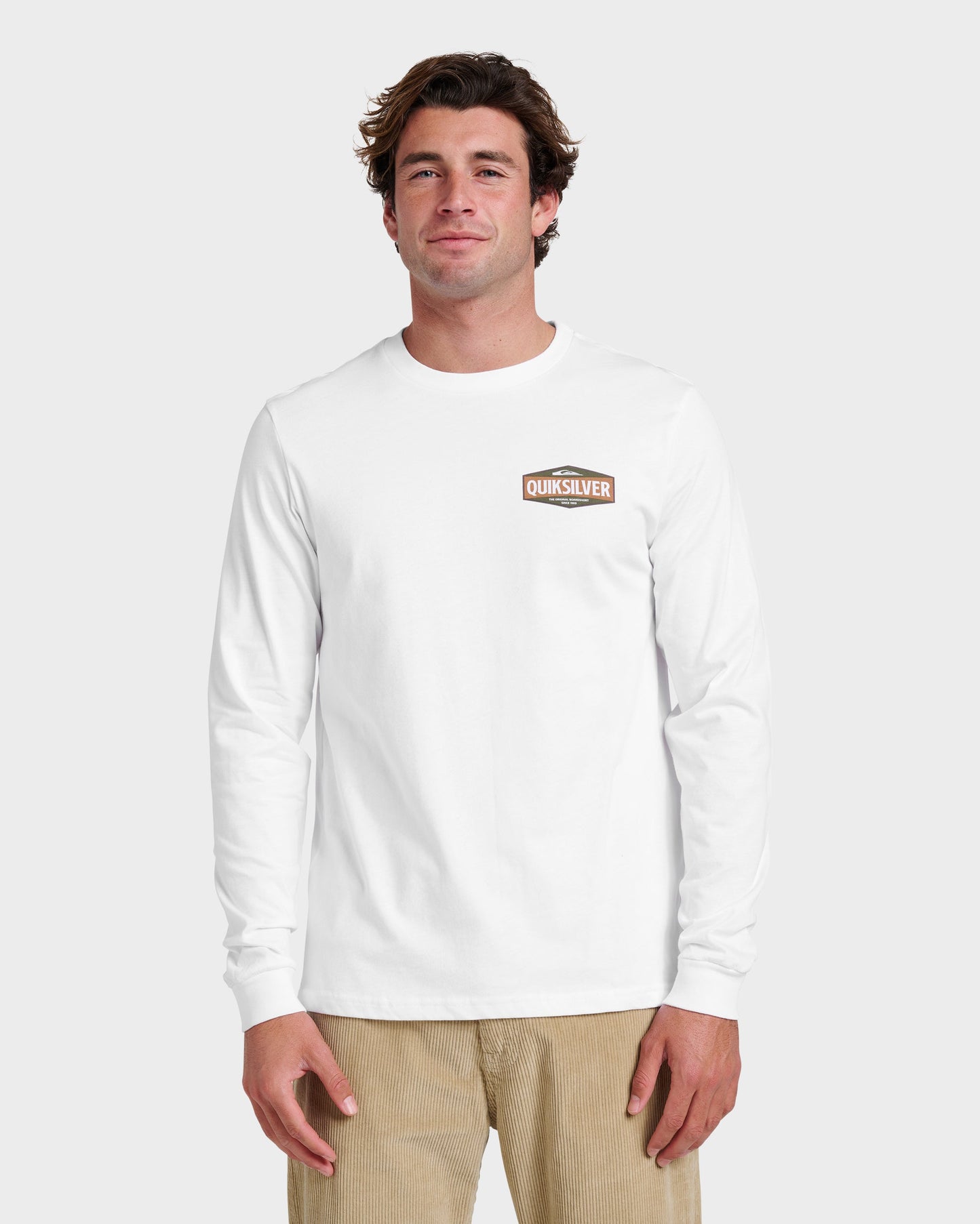 Three Piece Long Sleeve T-shirt - White White Quick Silver