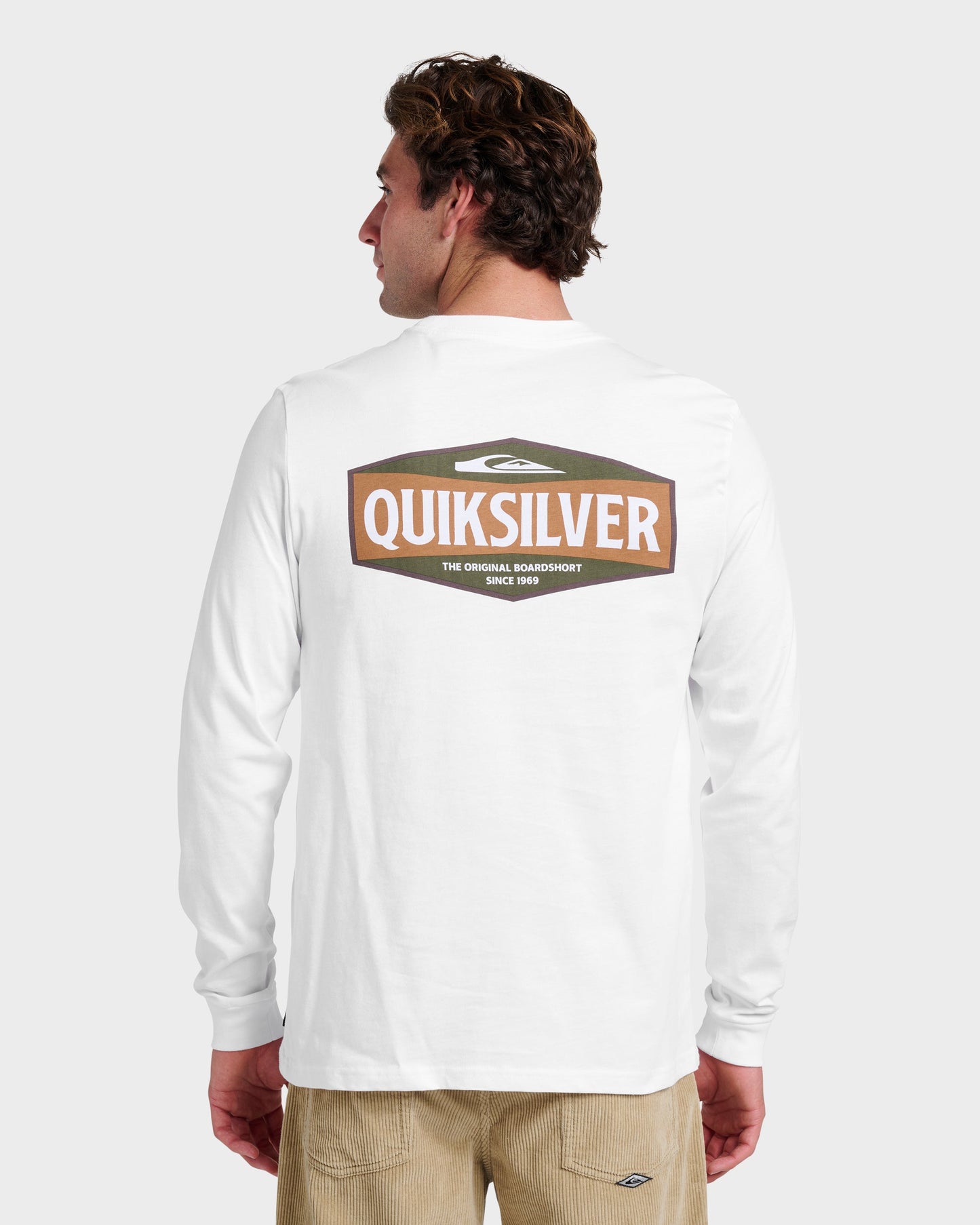 Three Piece Long Sleeve T-shirt - White White Quick Silver