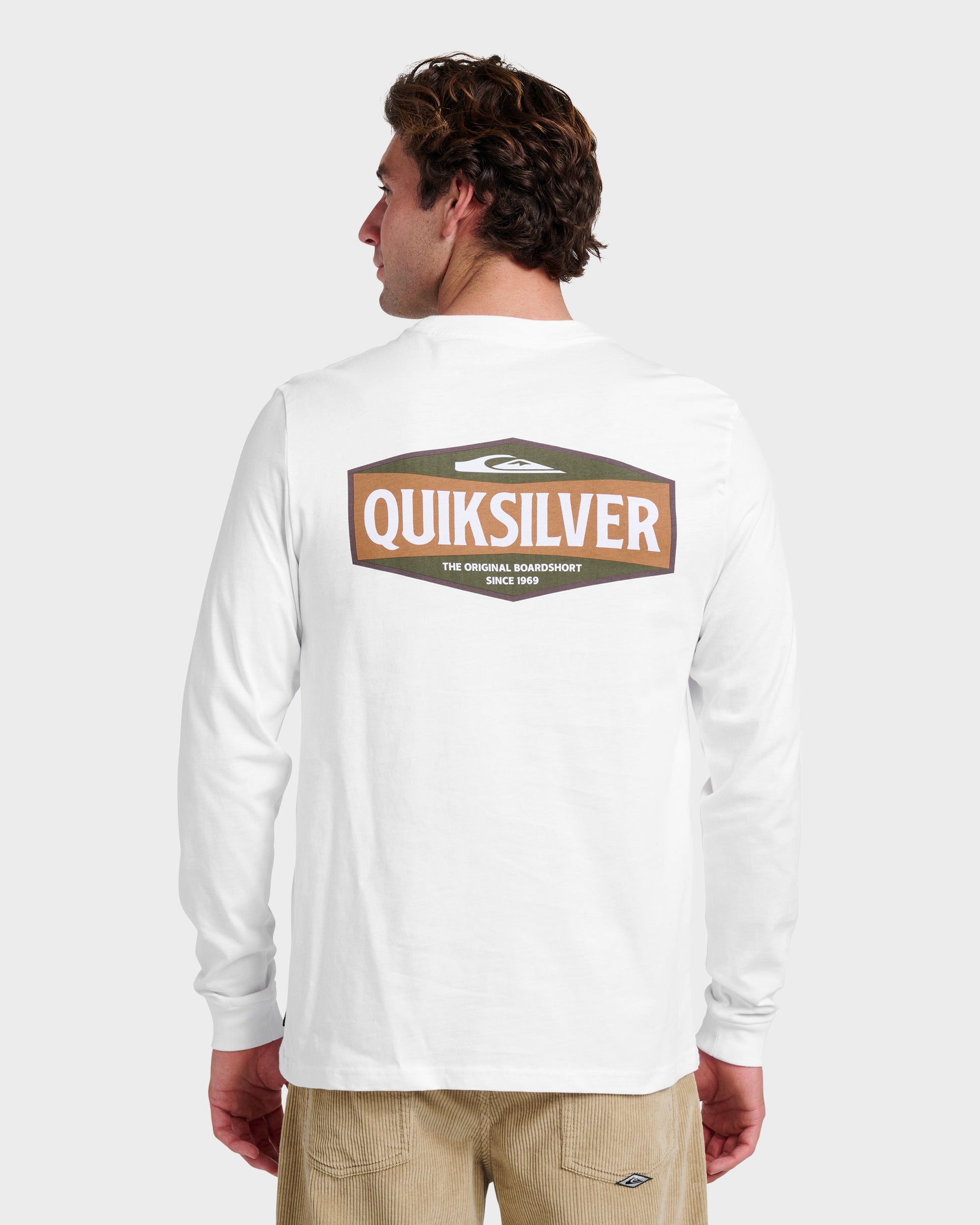 Three Piece Long Sleeve T-shirt - White White Quick Silver