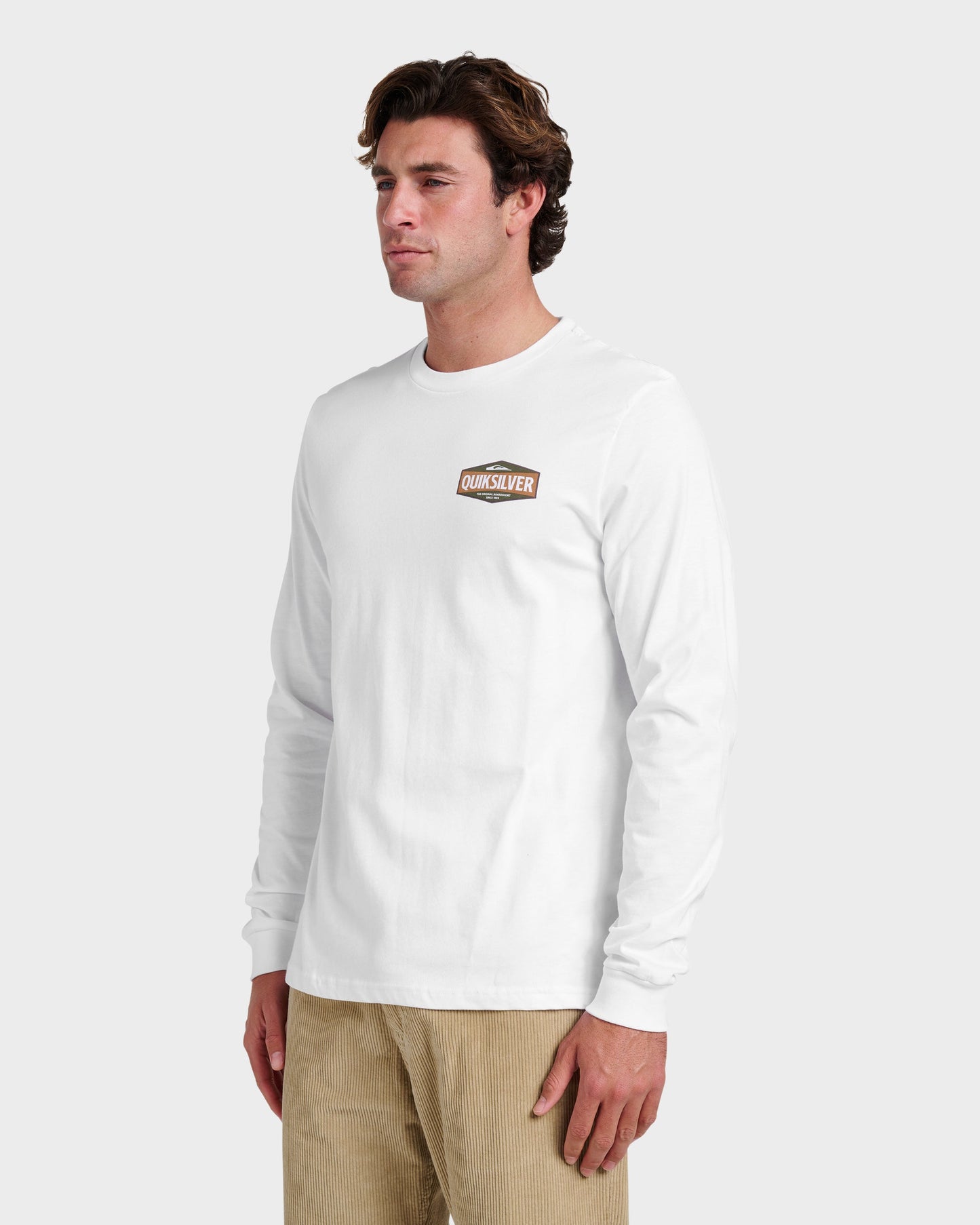 Three Piece Long Sleeve T-shirt - White White Quick Silver