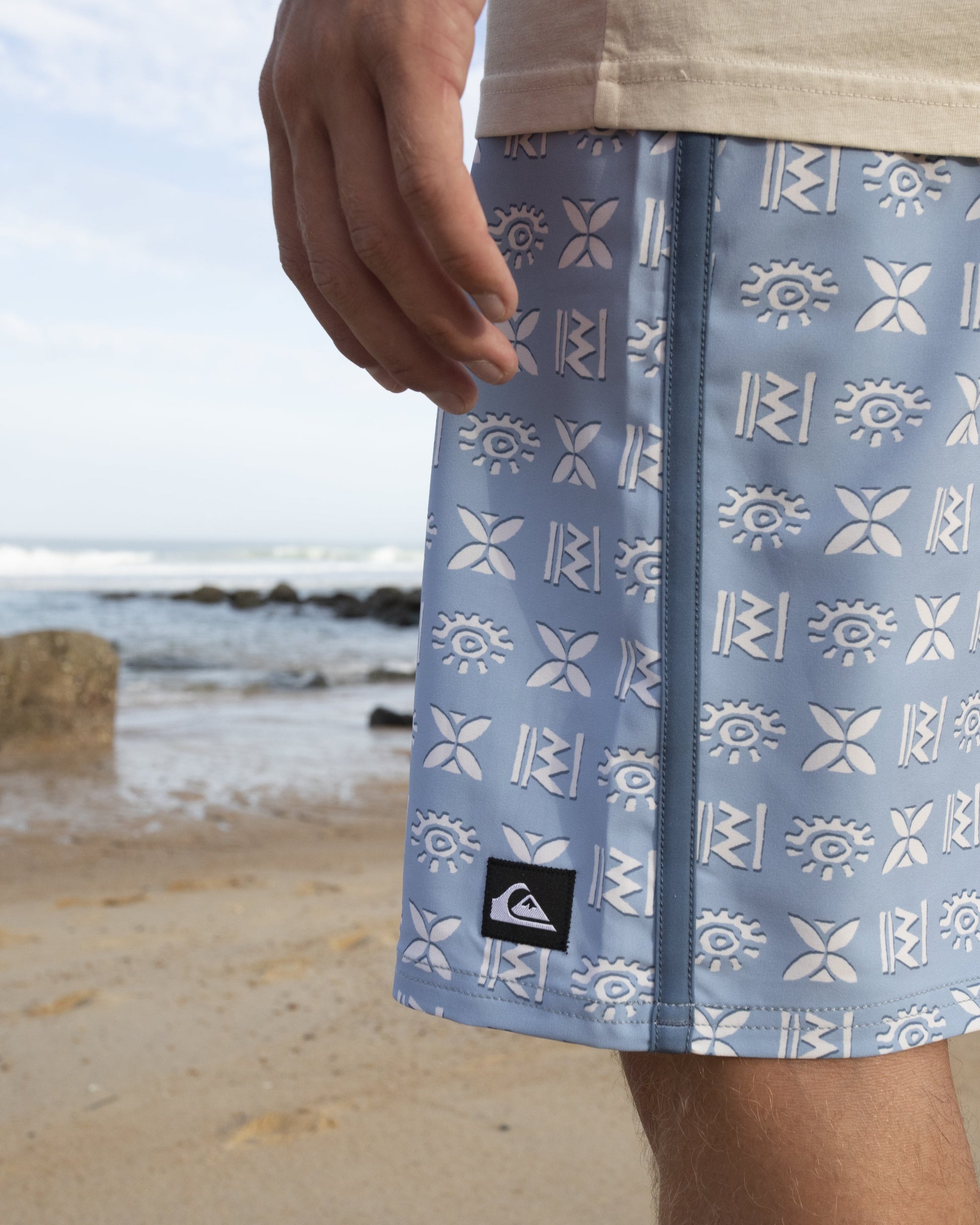 Surfsilk Etched 19" Boardshorts - Ashley Blue Ashley Blue Quick Silver
