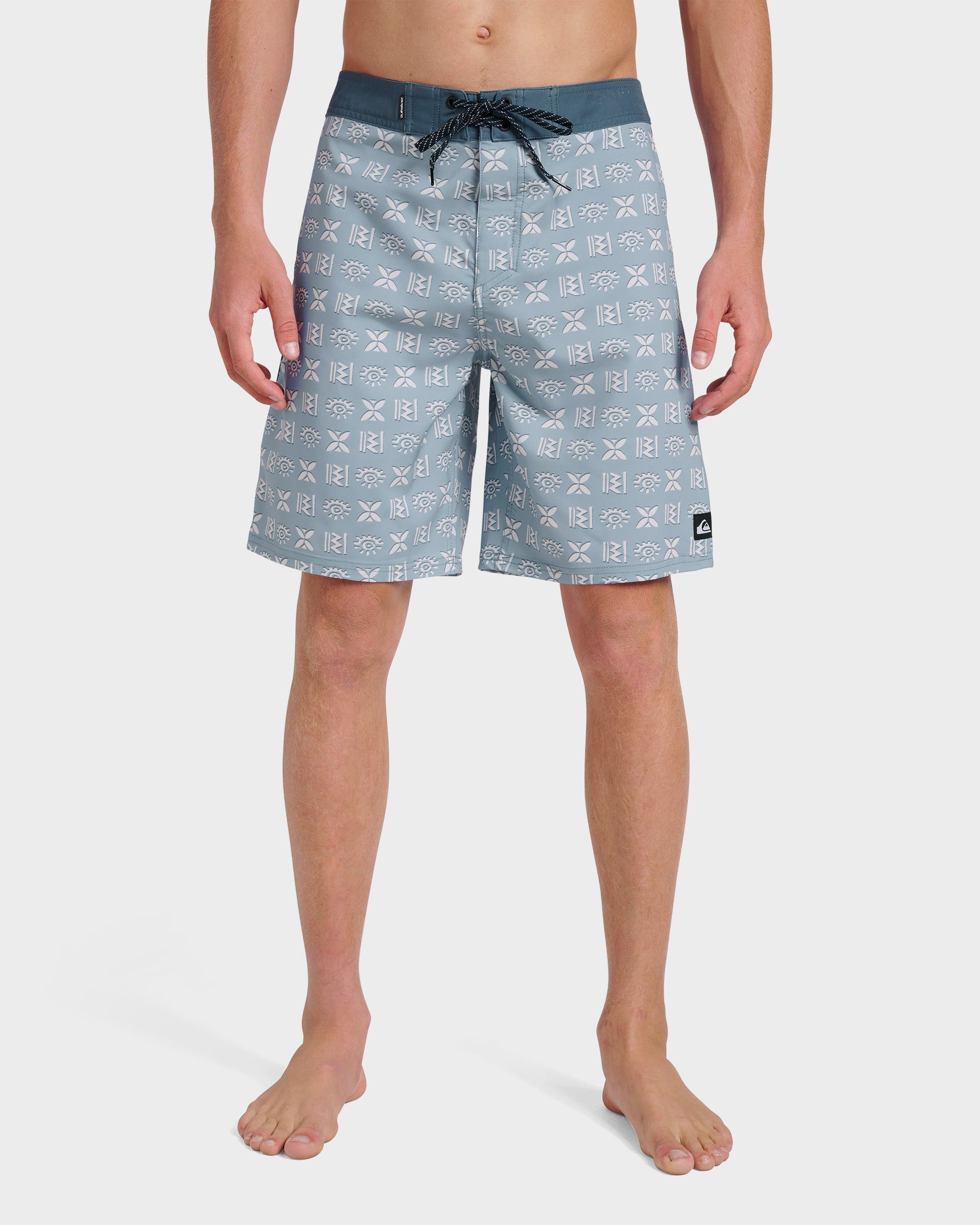 Surfsilk Etched 19" Boardshorts - Ashley Blue Ashley Blue Quick Silver