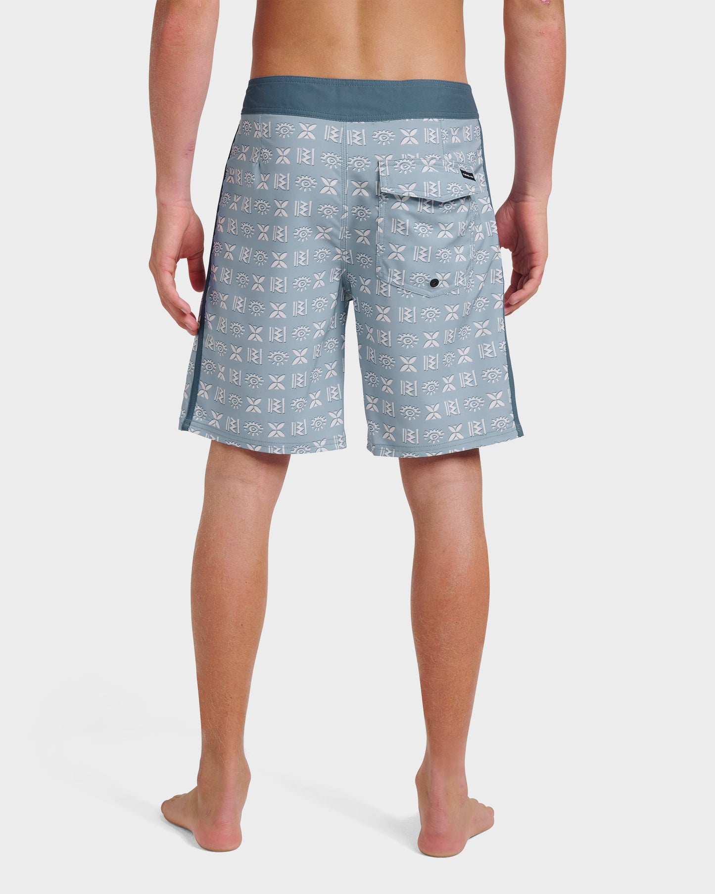 Surfsilk Etched 19" Boardshorts - Ashley Blue Ashley Blue Quick Silver