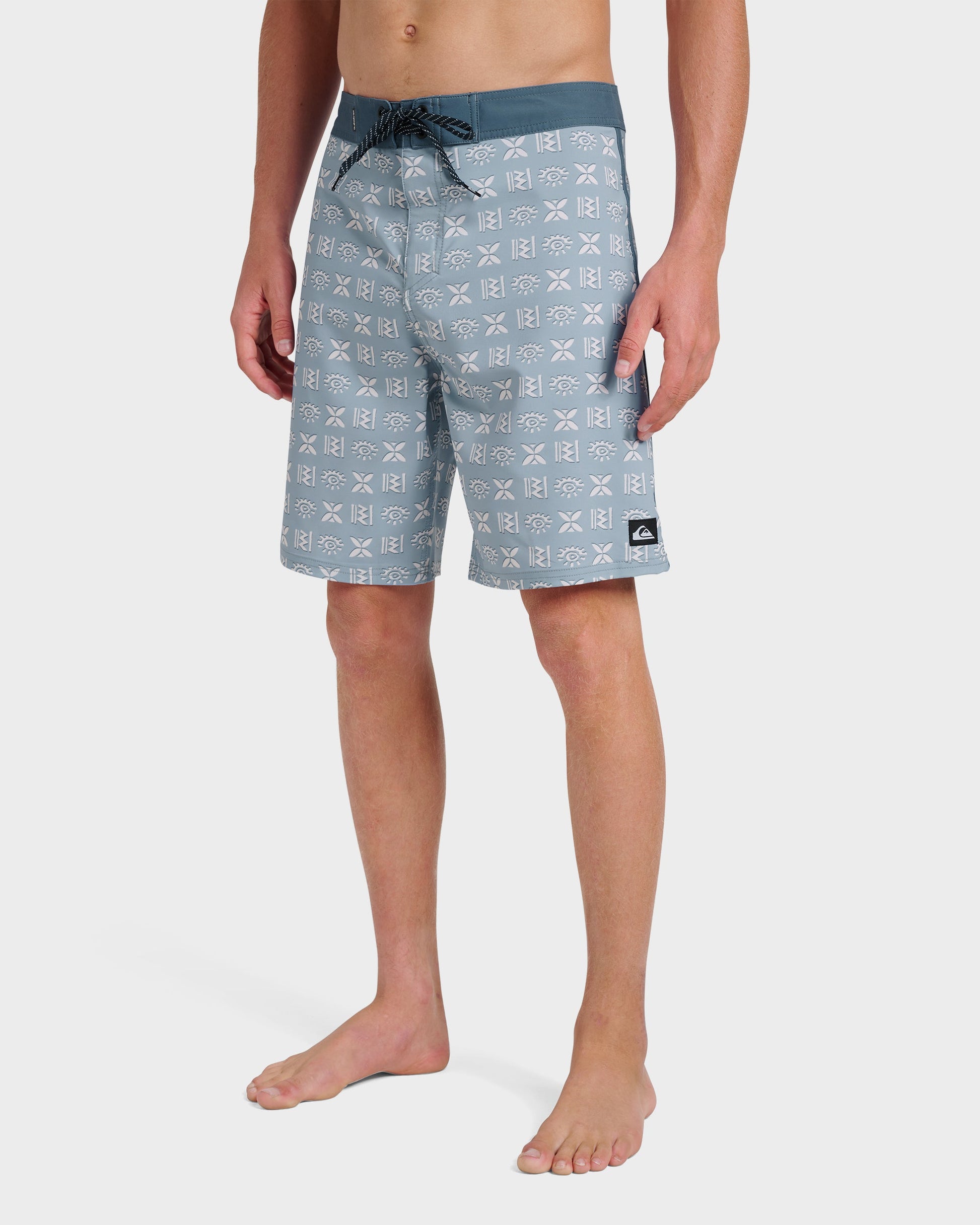 Surfsilk Etched 19" Boardshorts - Ashley Blue Ashley Blue Quick Silver