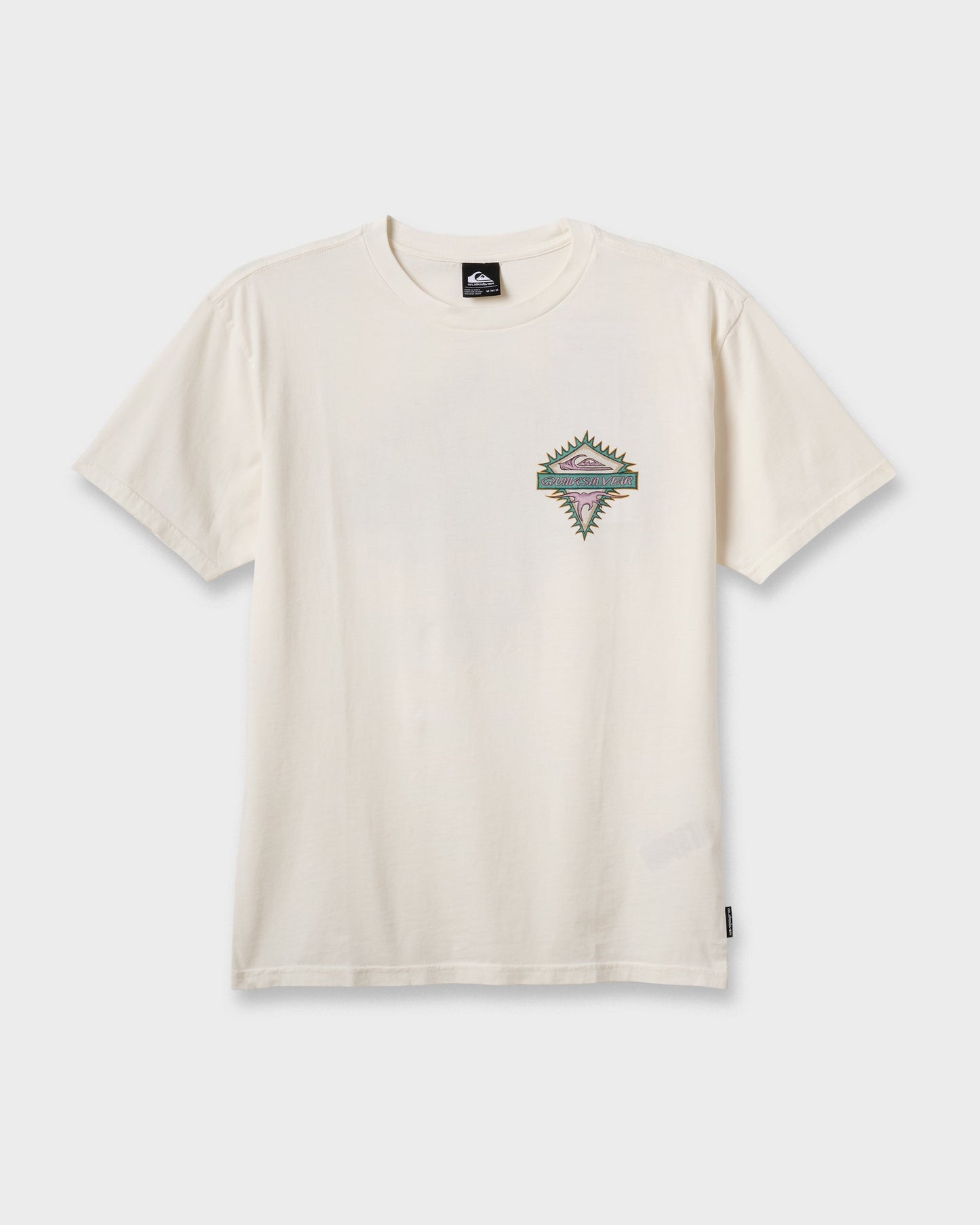 Liberty Spikespigment Dye T-Shirt - Snow White Snow White Quick Silver