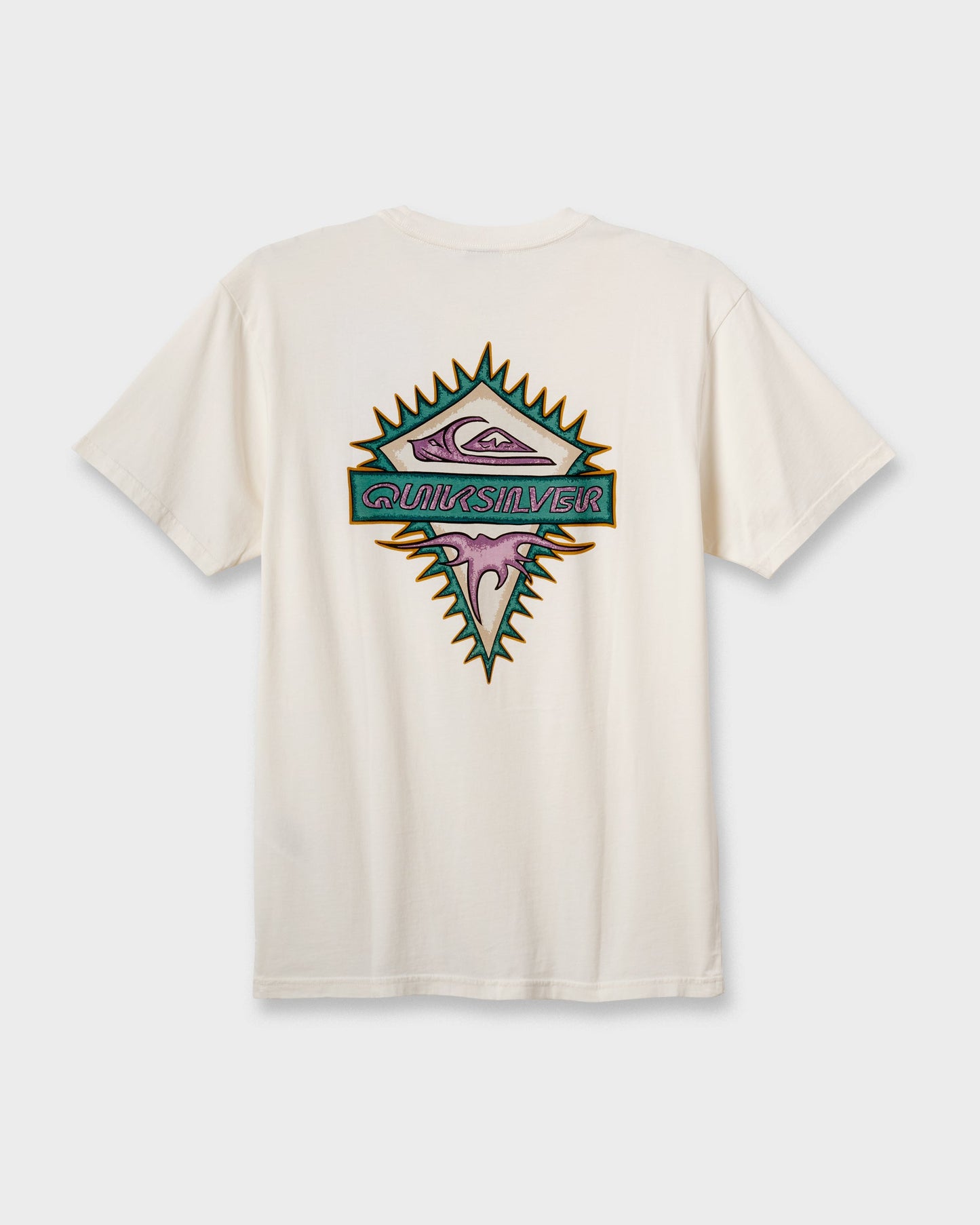 Liberty Spikespigment Dye T-Shirt - Snow White Snow White Quick Silver