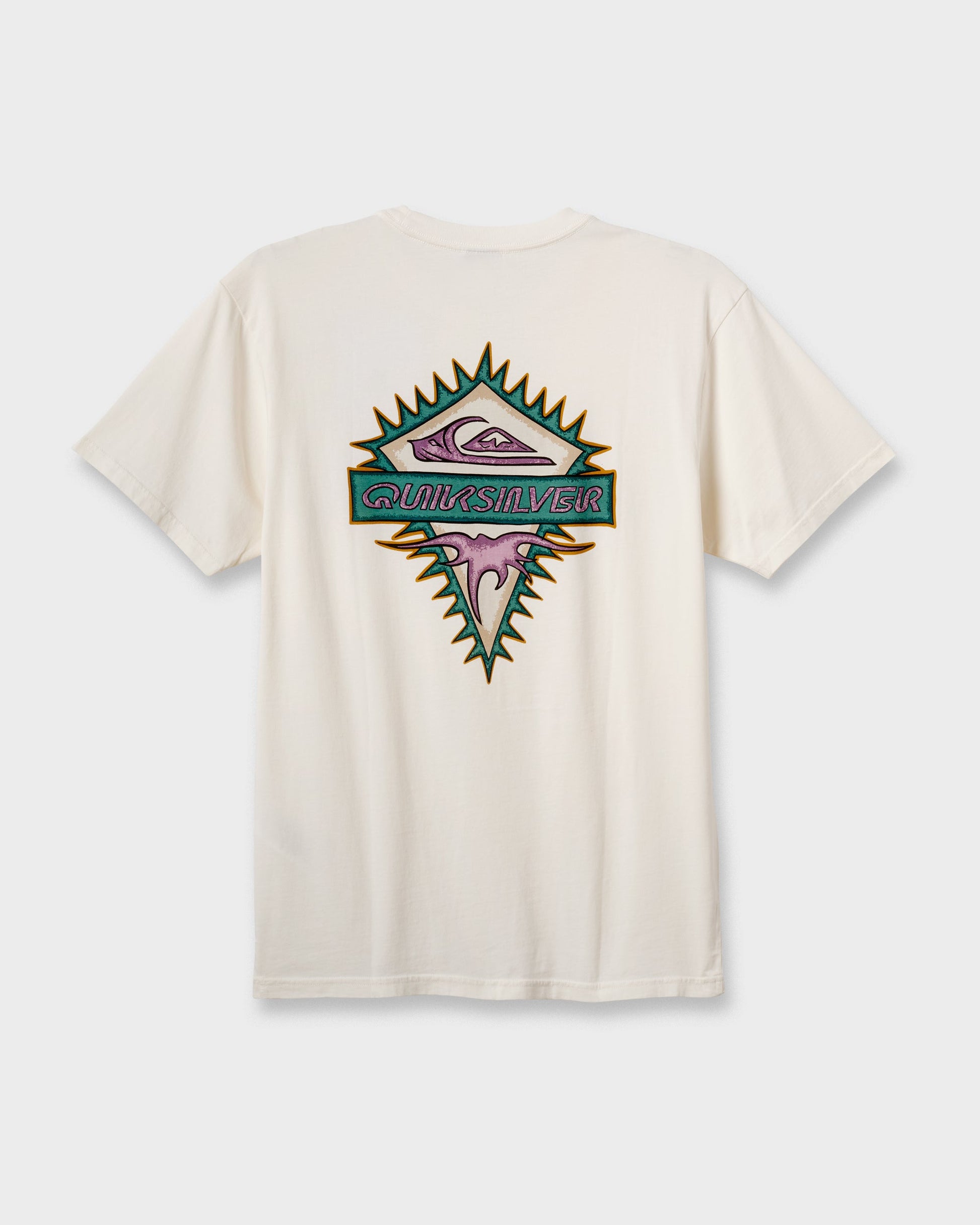 Liberty Spikespigment Dye T-Shirt - Snow White Snow White Quick Silver