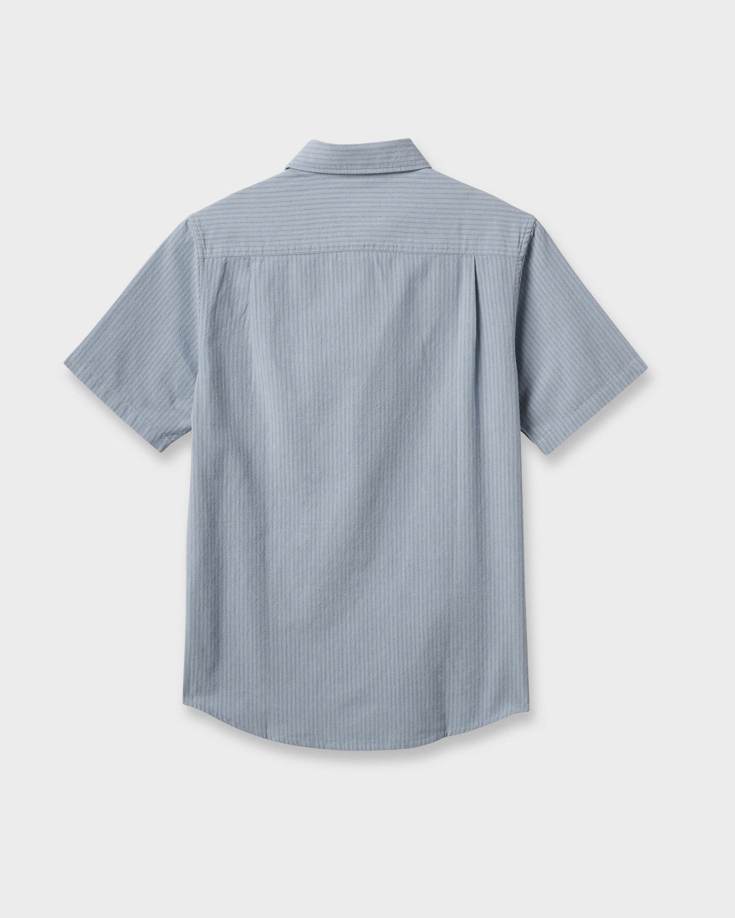Oxford Stripe Classic Short Sleeve Shirt - Ashley Blue Ashley Blue Quick Silver