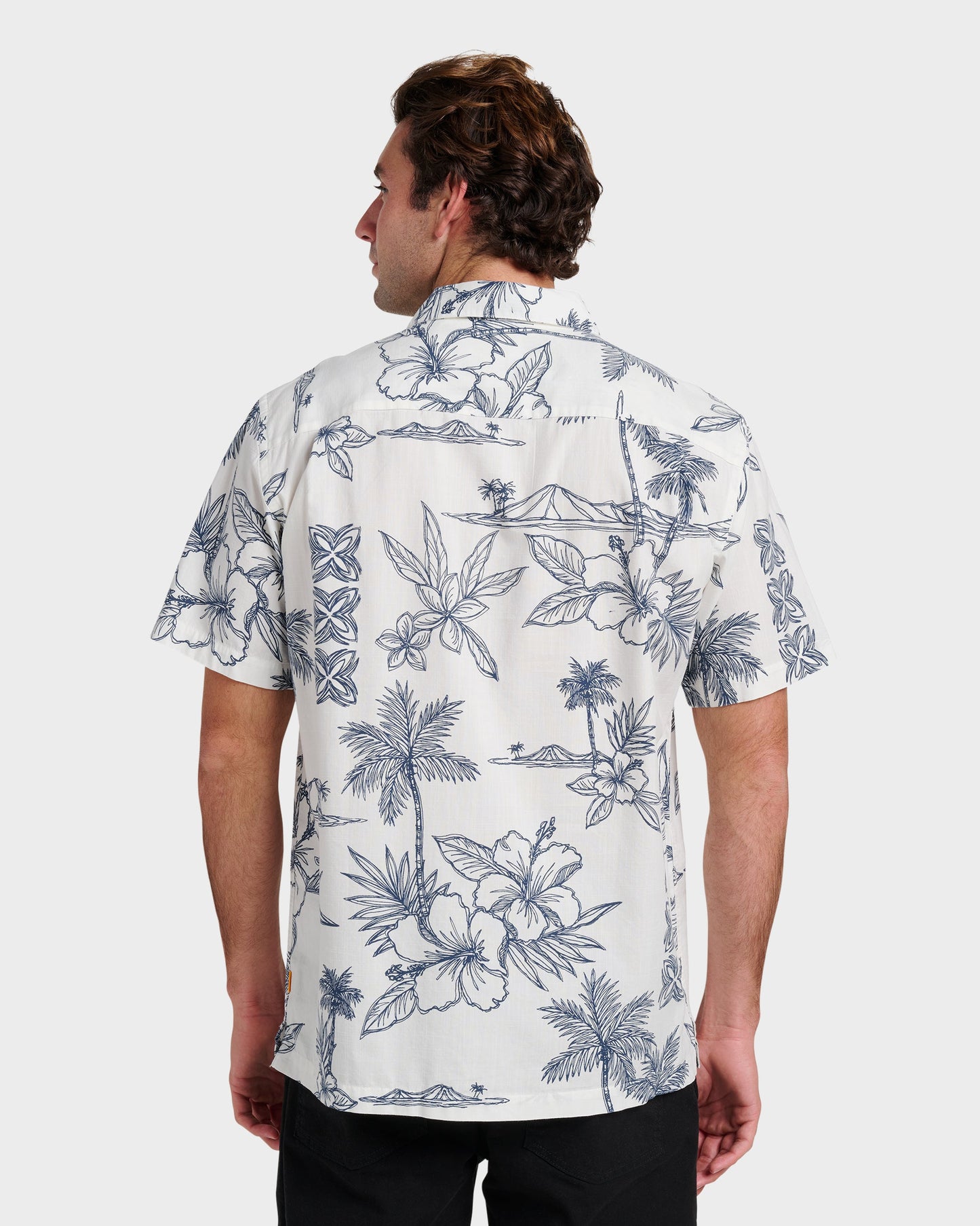 Waterman Scenic Drive Shirt - White White Quick Silver