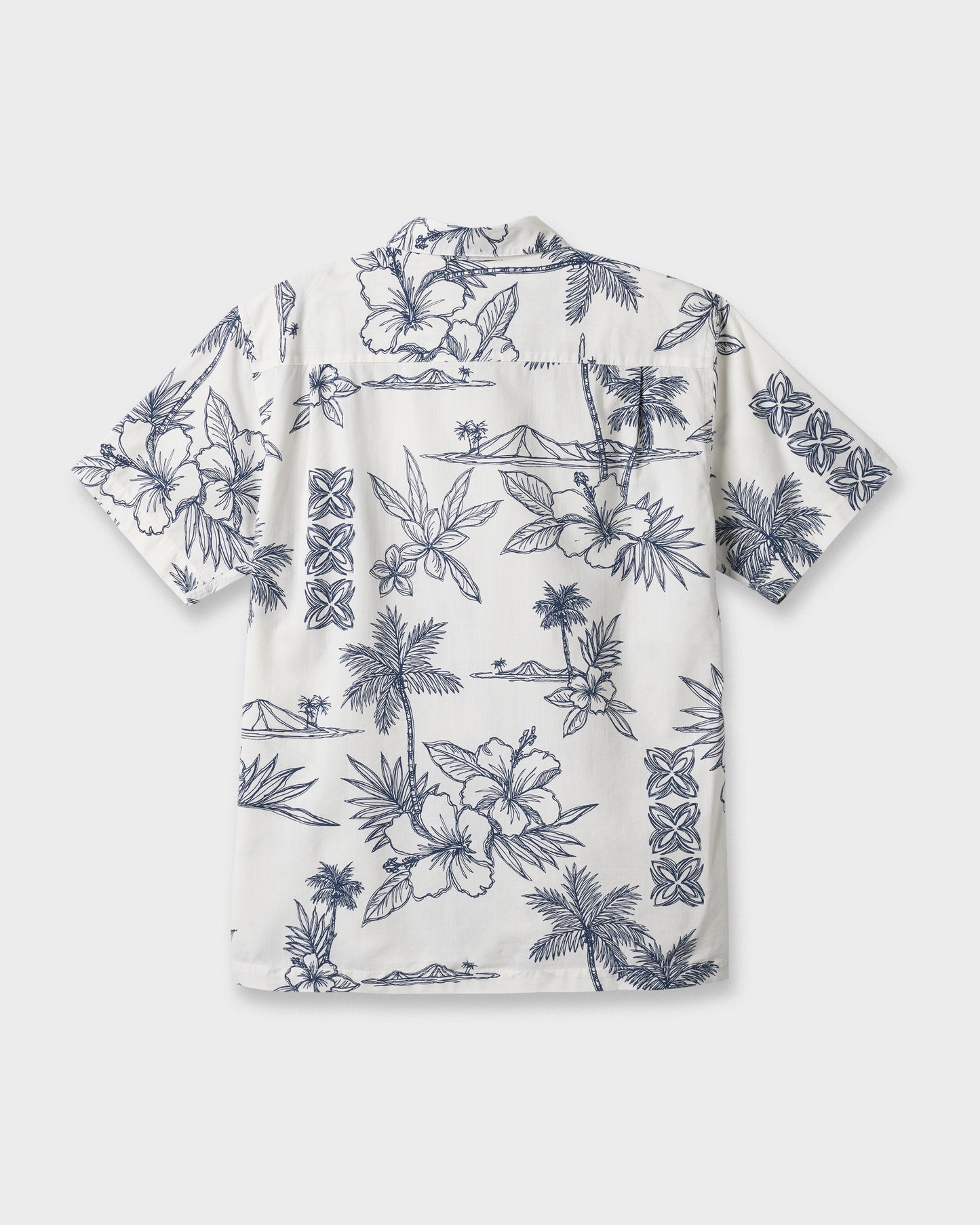 Waterman Scenic Drive Shirt - White White Quick Silver