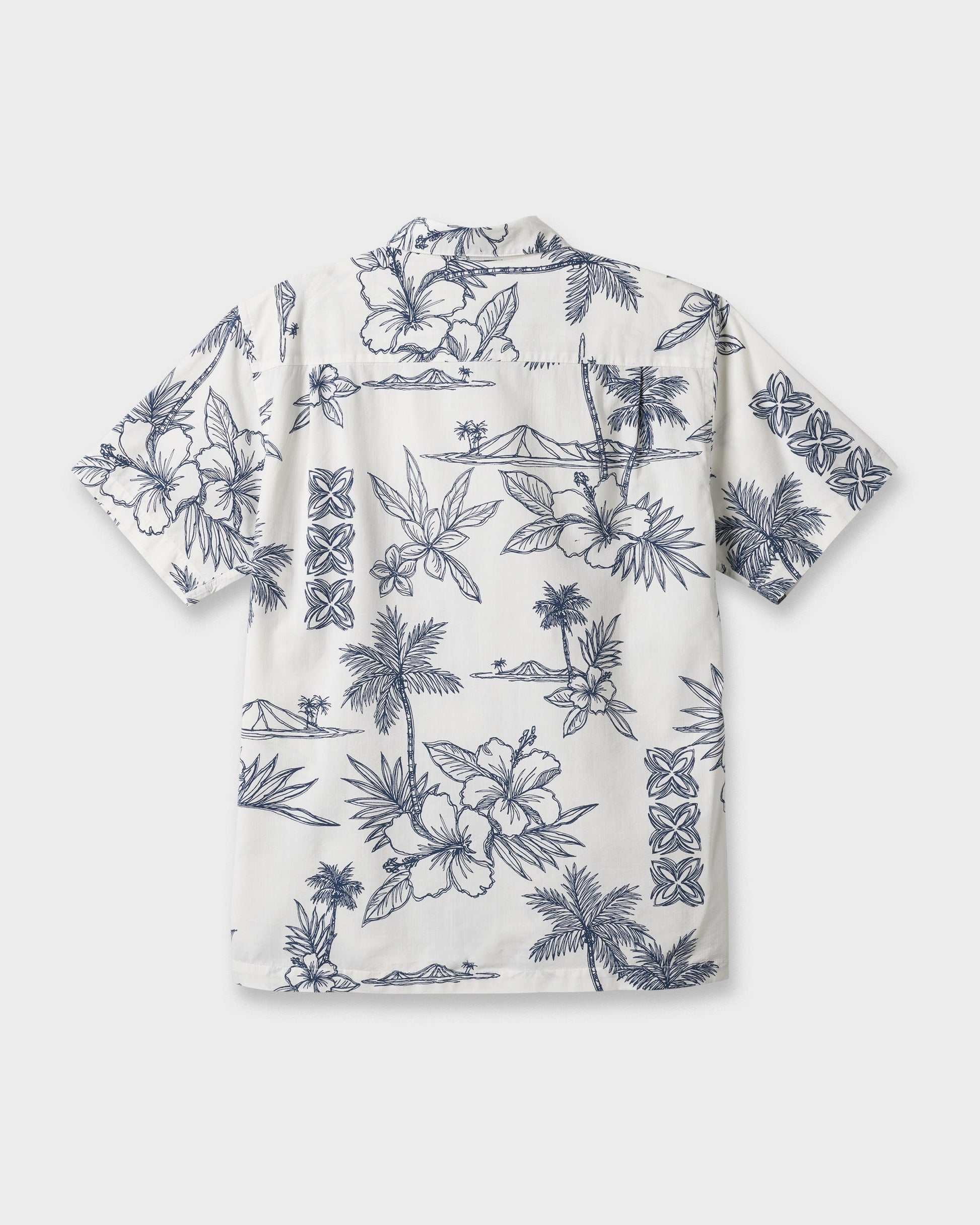 Waterman Scenic Drive Shirt - White White Quick Silver
