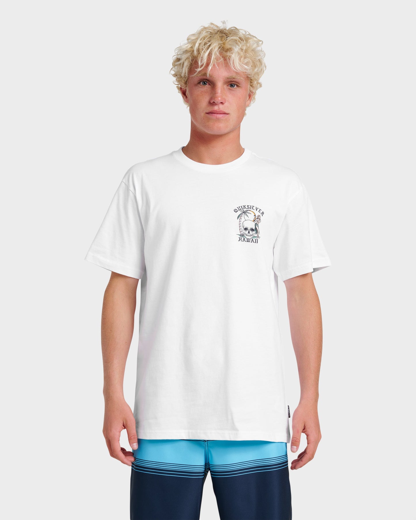 Hi Hula Dance Classic T-shirt - White White Quick Silver