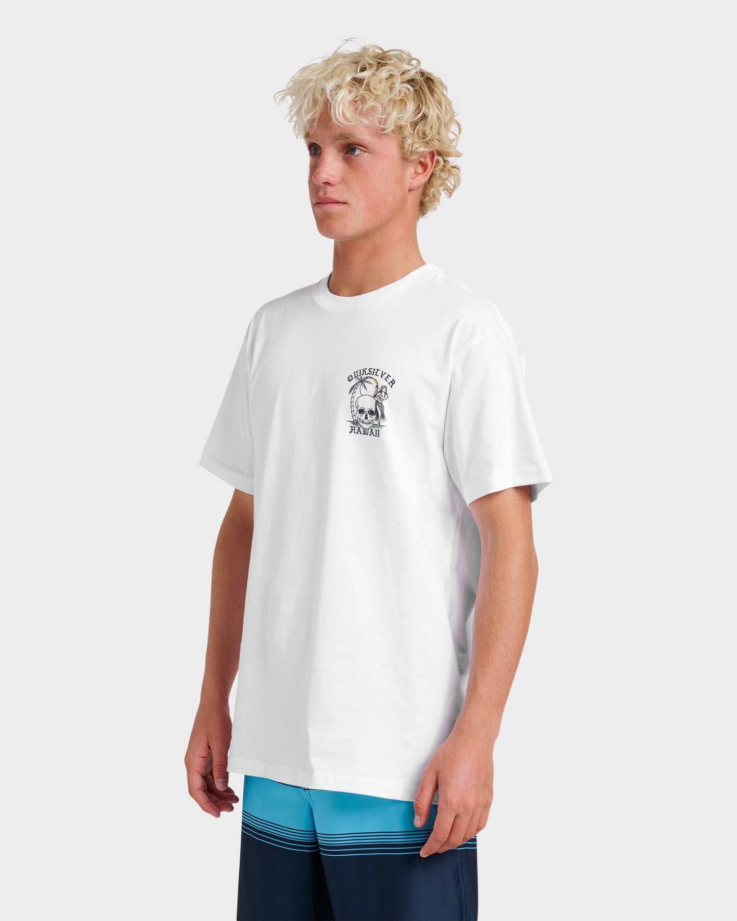 Hi Hula Dance Classic T-shirt - White White Quick Silver