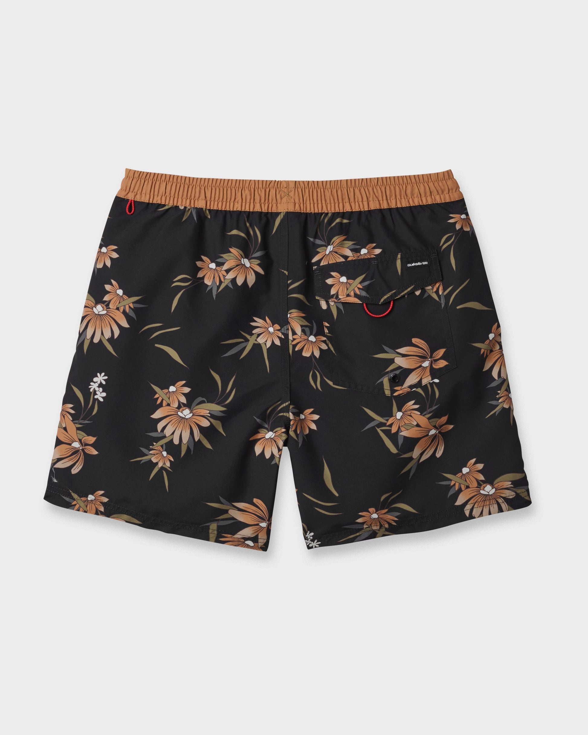 Everyday Coastal Flora 17" Swim Trunks - Black Black Quick Silver