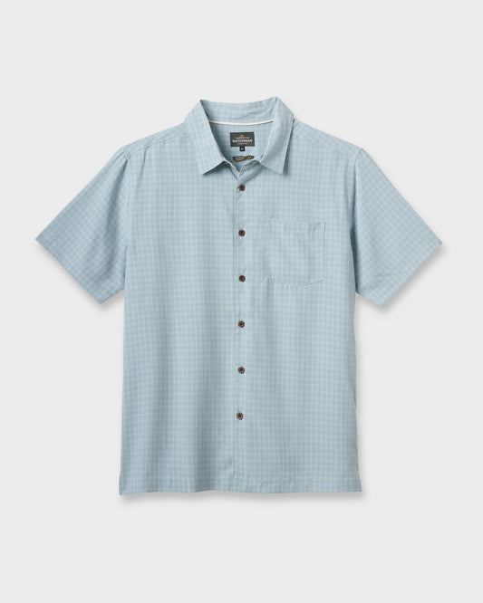 Waterman Checkmate Shirt - Sterling Blue Sterling Blue Quick Silver