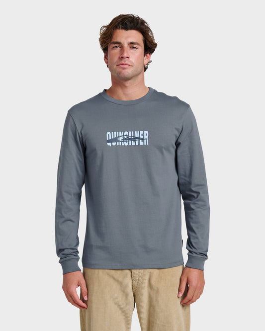 Quik Stack Long Sleeve T-shirt - China Blue China Blue Quick Silver