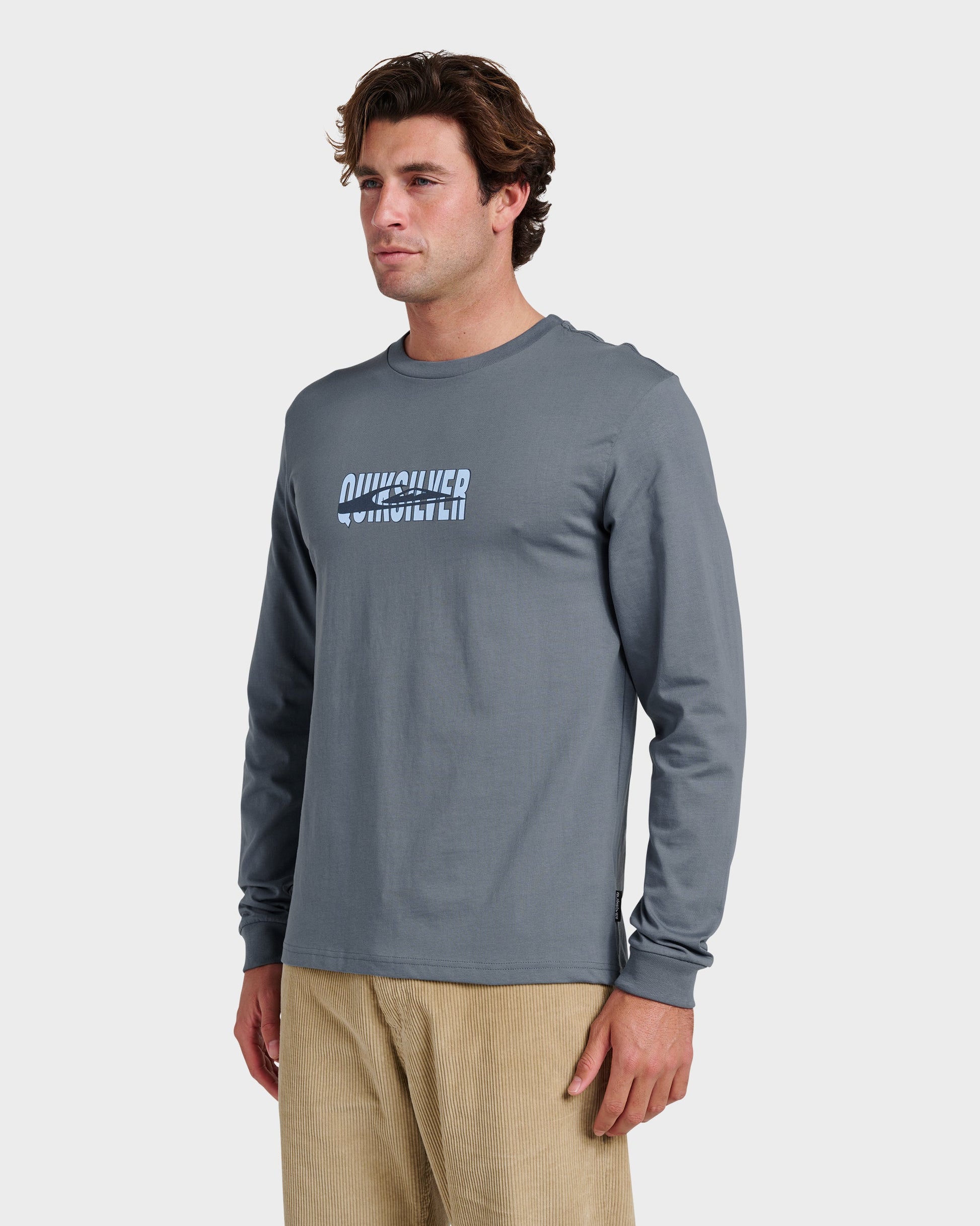 Quik Stack Long Sleeve T-shirt - China Blue China Blue Quick Silver