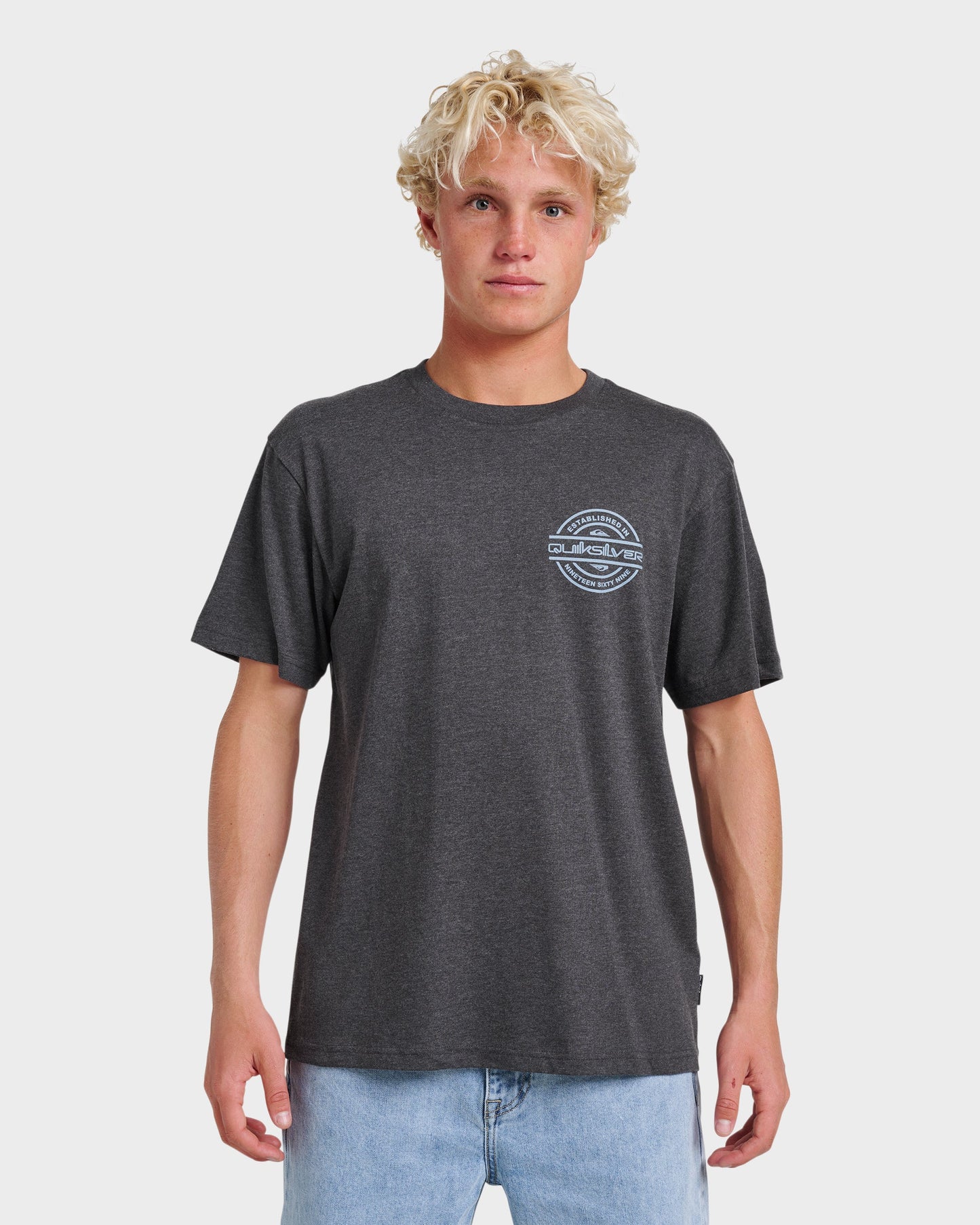 Mirrored Classic T-shirt - Charcoal Heather Charcoal Heather Quick Silver