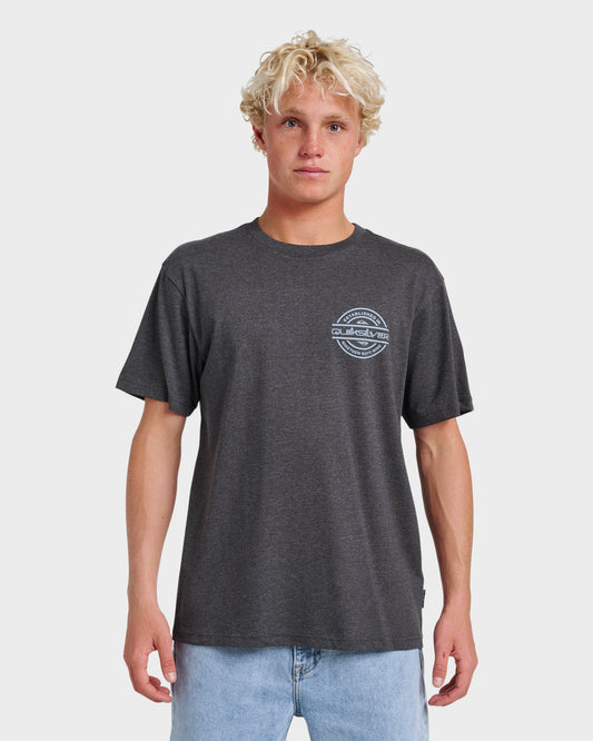Mirrored Classic T-shirt - Charcoal Heather Charcoal Heather Quick Silver