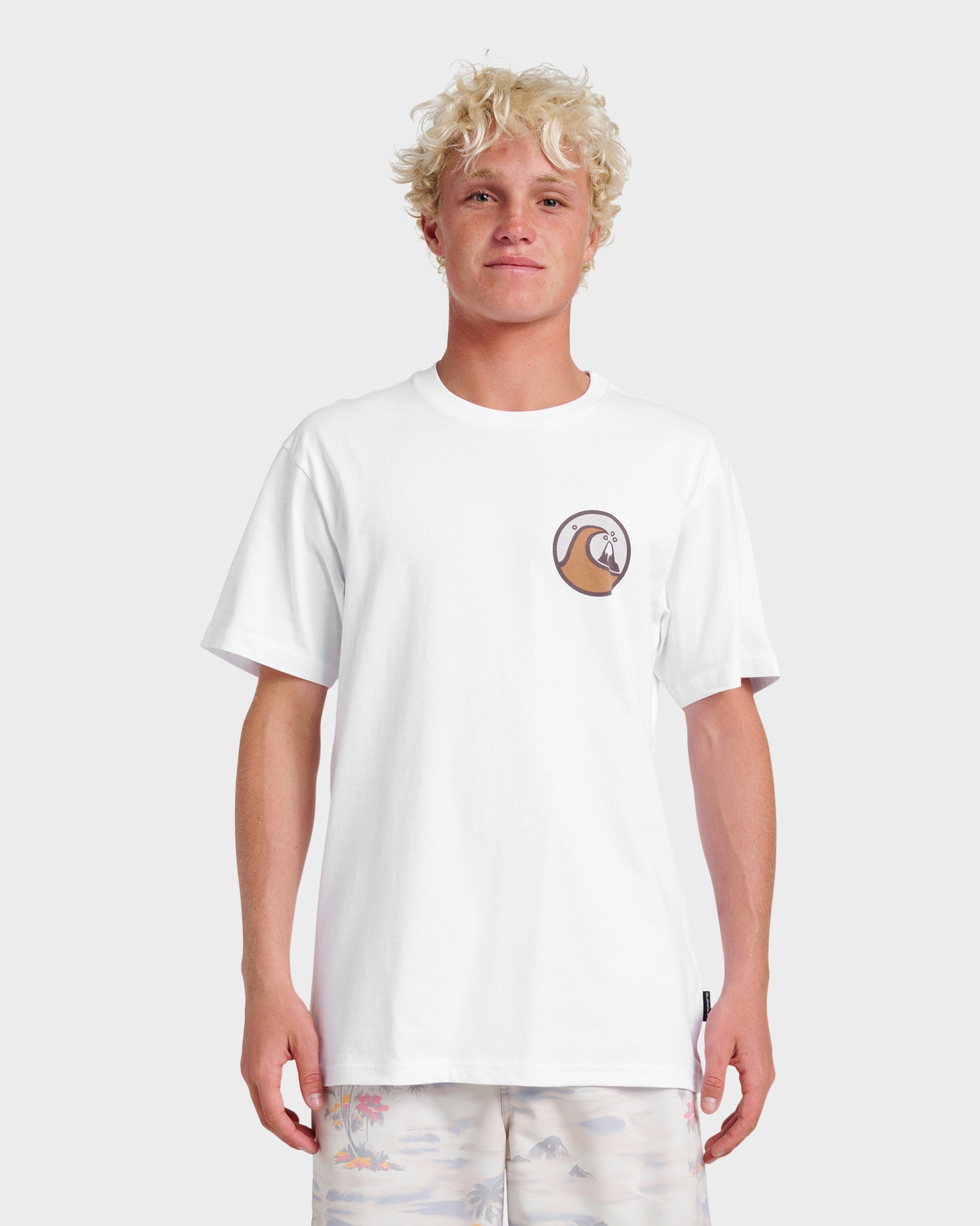 Jungle Wave Classic T-shirt - White White Quick Silver