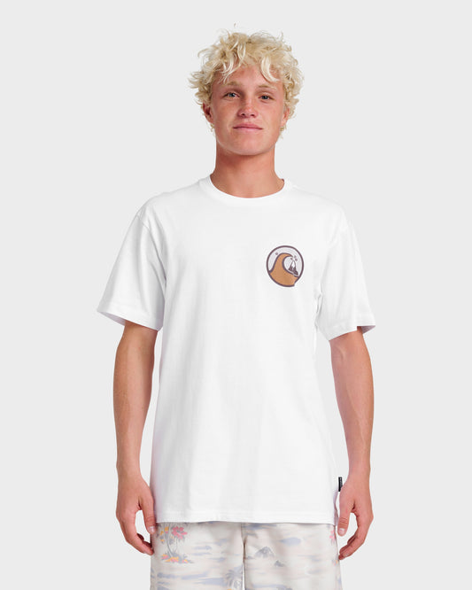 Jungle Wave Classic T-shirt - White White Quick Silver