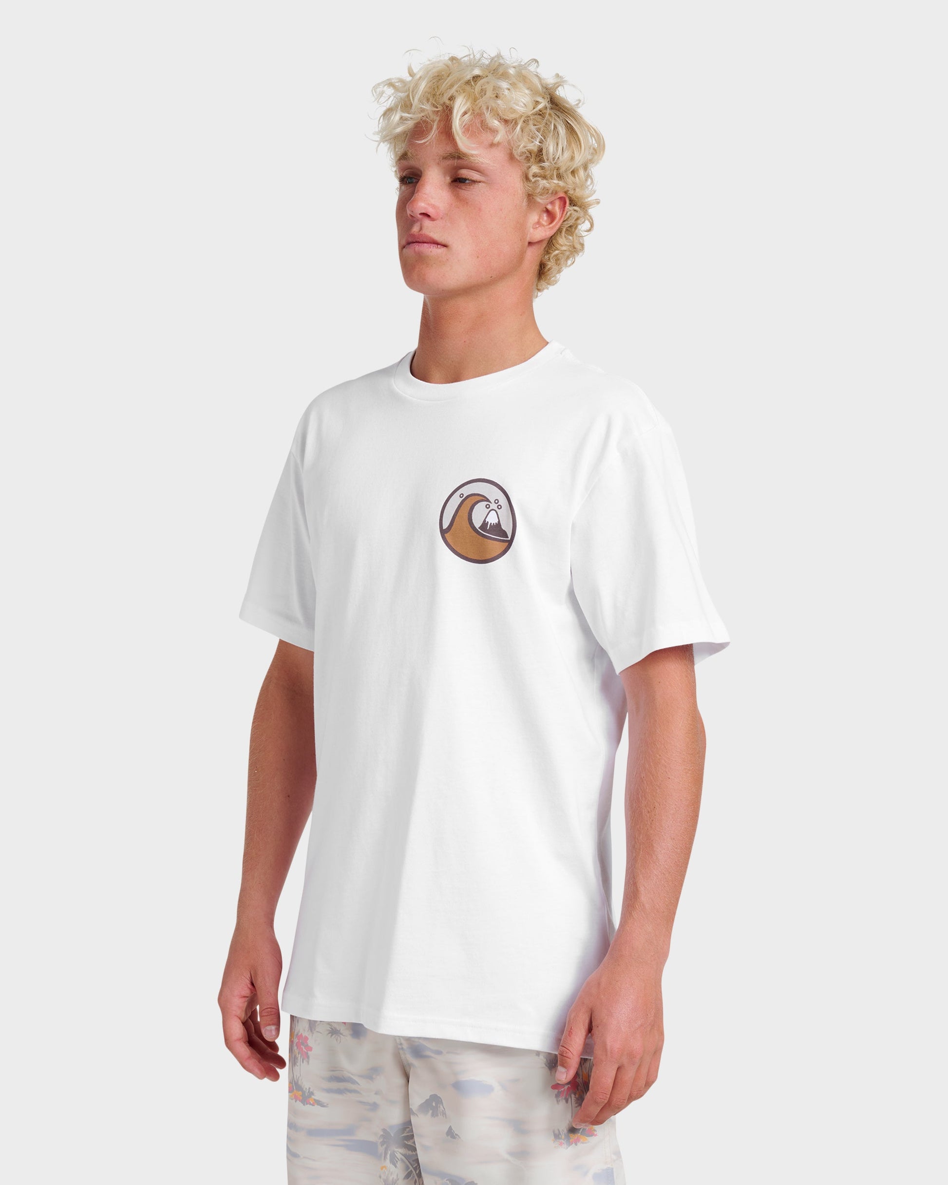 Jungle Wave Classic T-shirt - White White Quick Silver