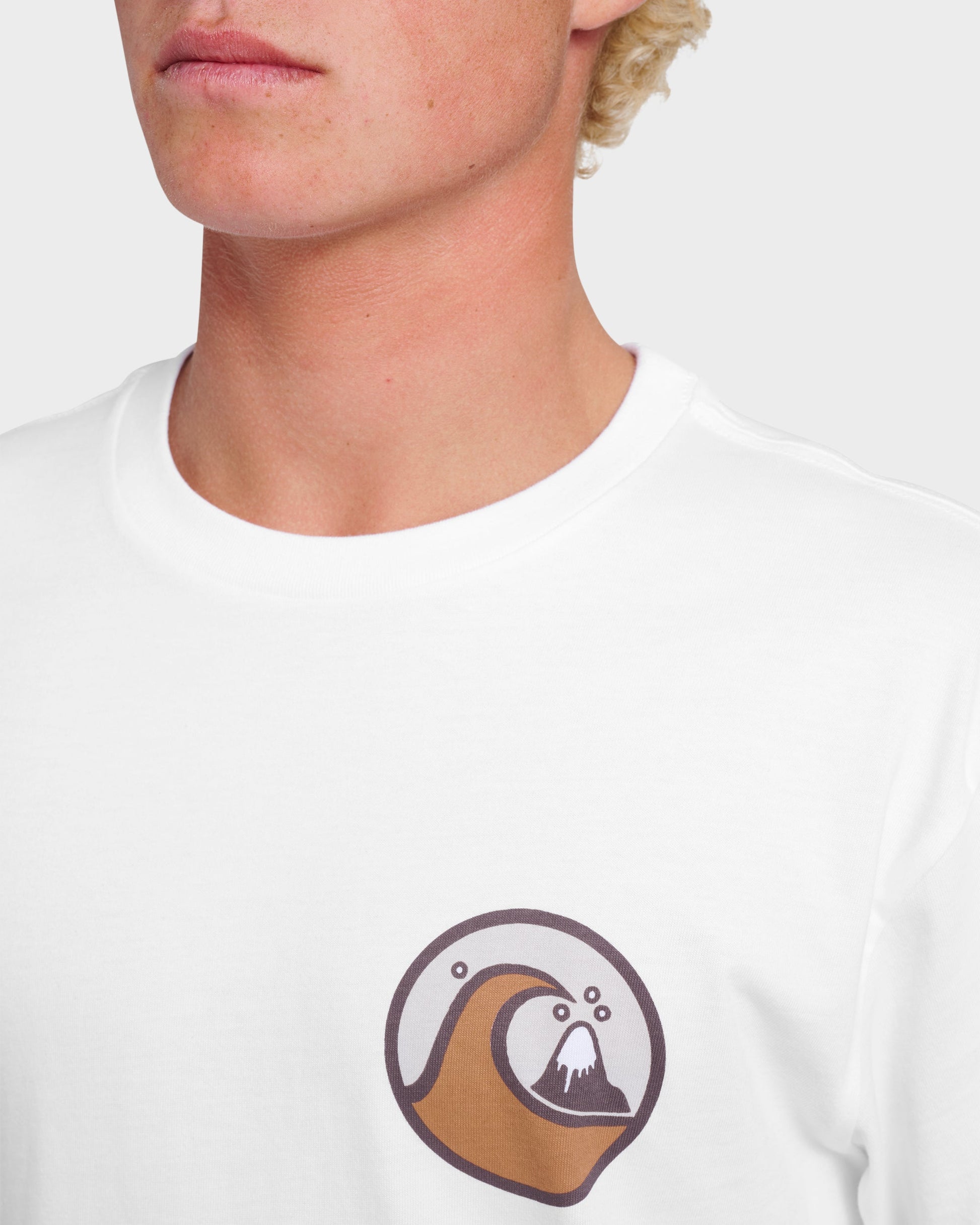 Jungle Wave Classic T-shirt - White White Quick Silver