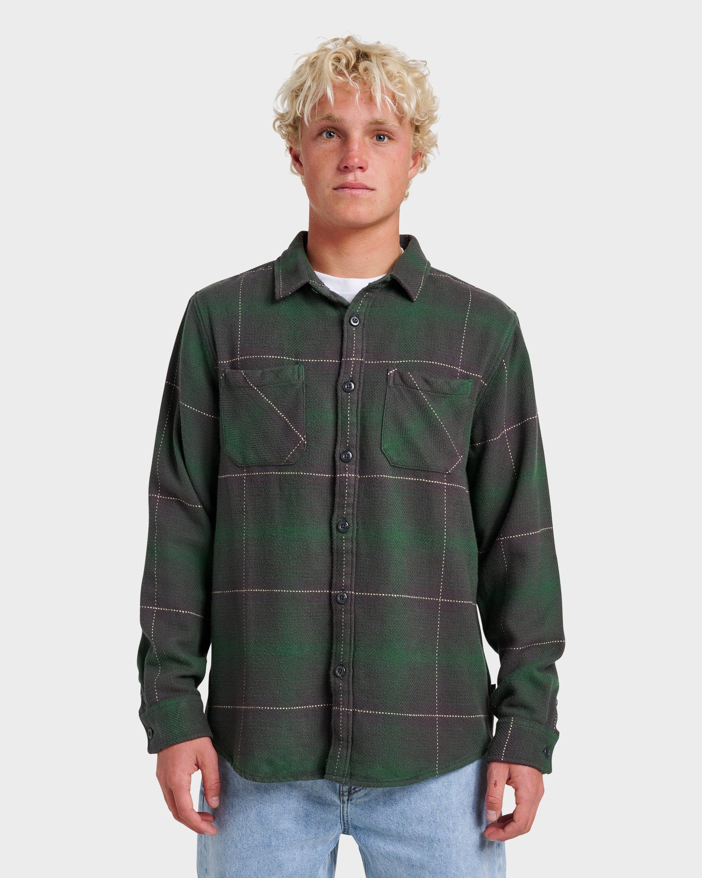Dna Flannel Shirt - Garden Topiary Garden Topiary Quick Silver