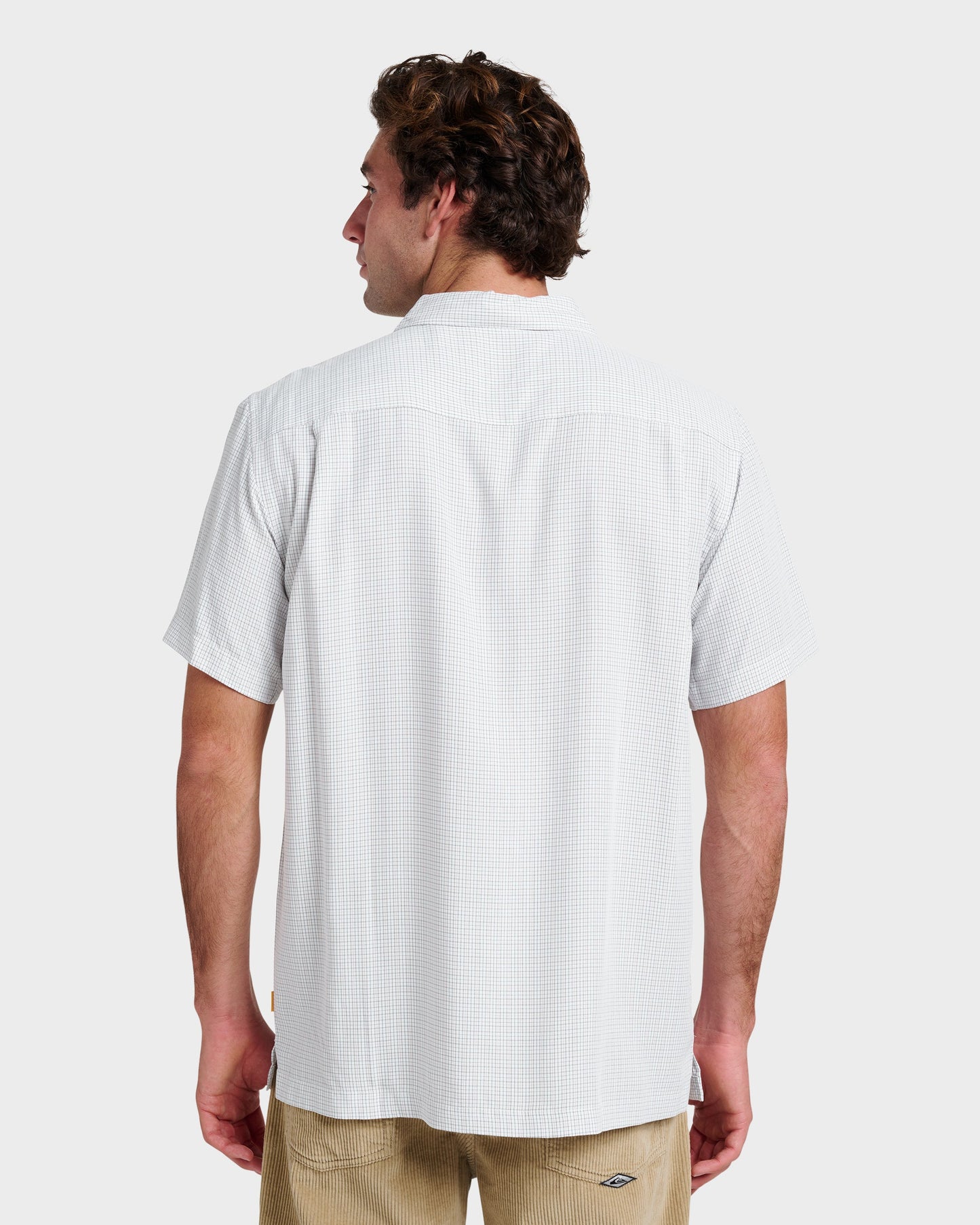 Waterman Checkmate Shirt - White White Quick Silver