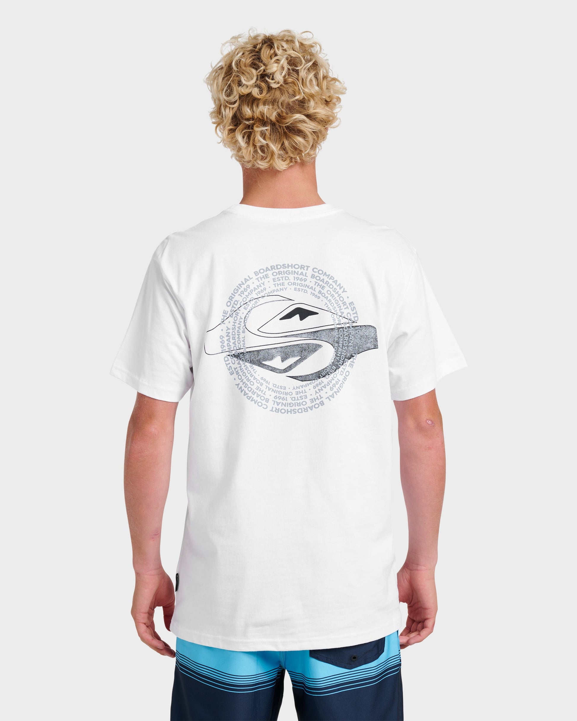 Yin Vortex Classic T-shirt - White White Quick Silver