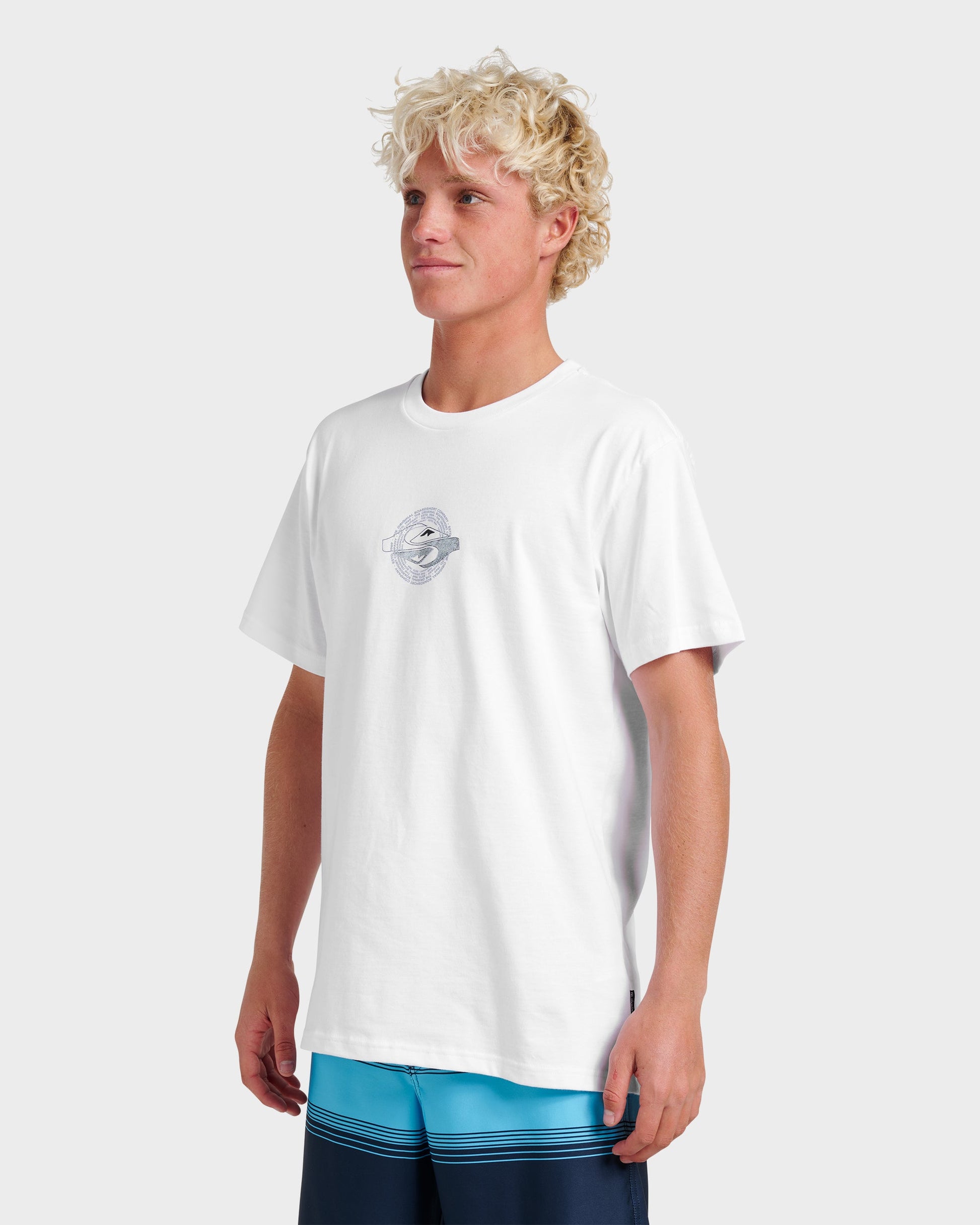 Yin Vortex Classic T-shirt - White White Quick Silver