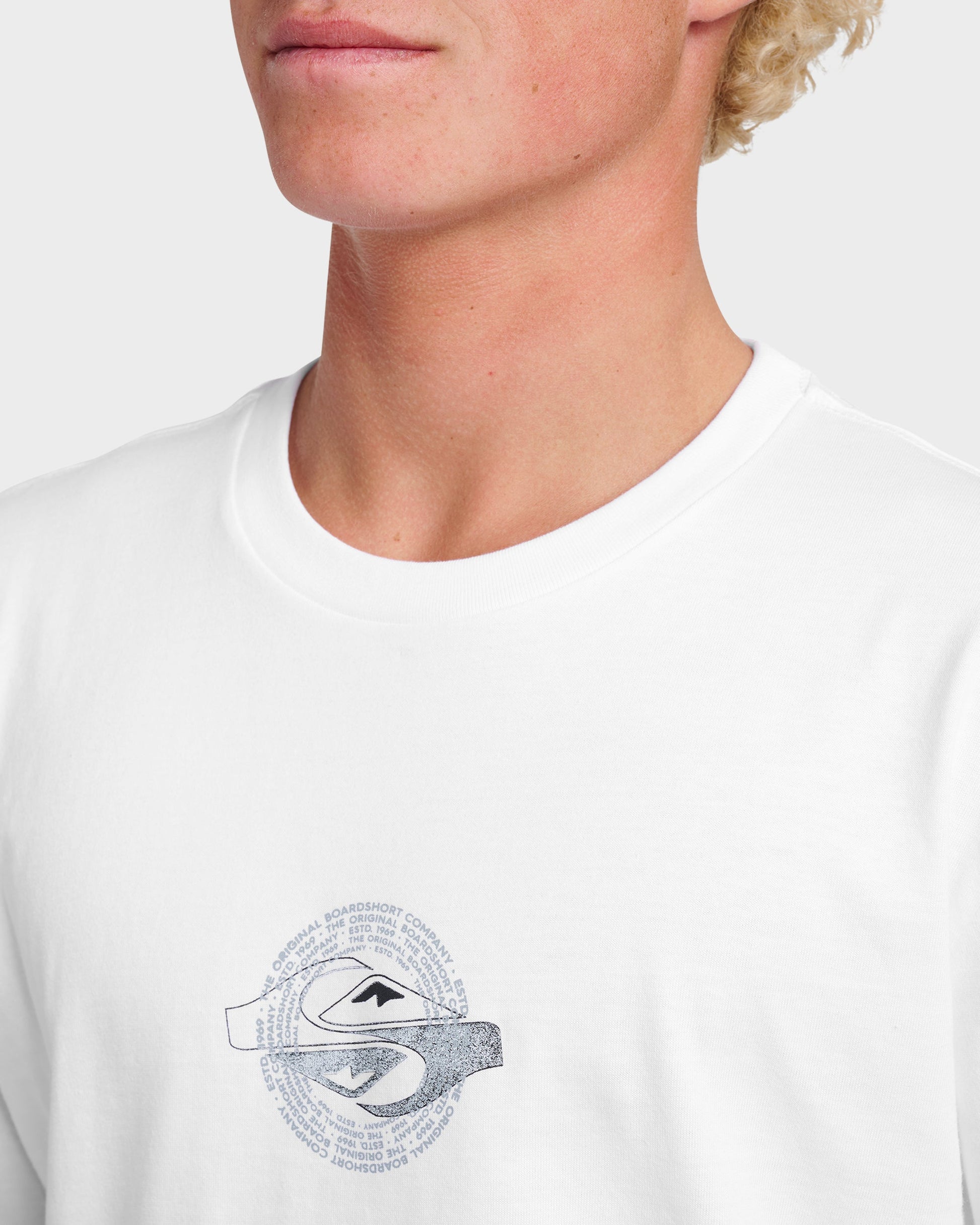 Yin Vortex Classic T-shirt - White White Quick Silver