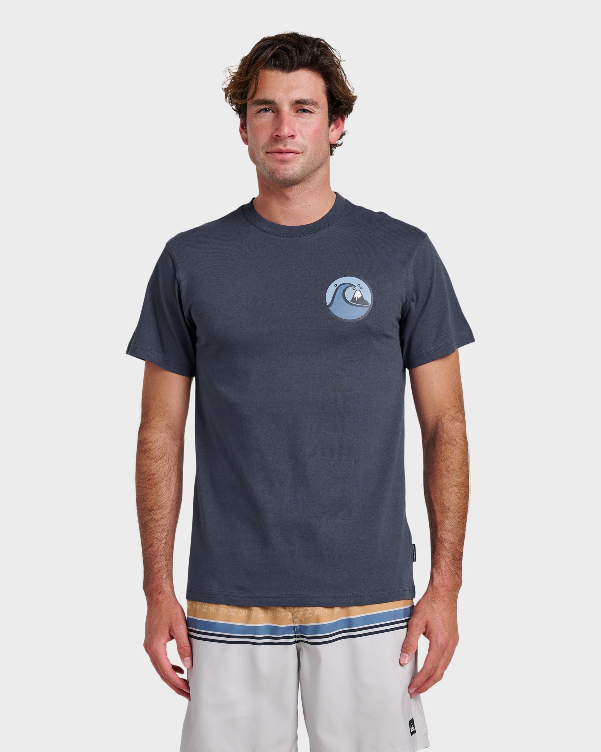 Jungle Wave Classic T-shirt - Navy Navy Quick Silver