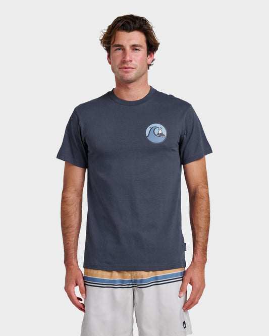 Jungle Wave Classic T-shirt - Navy Navy Quick Silver