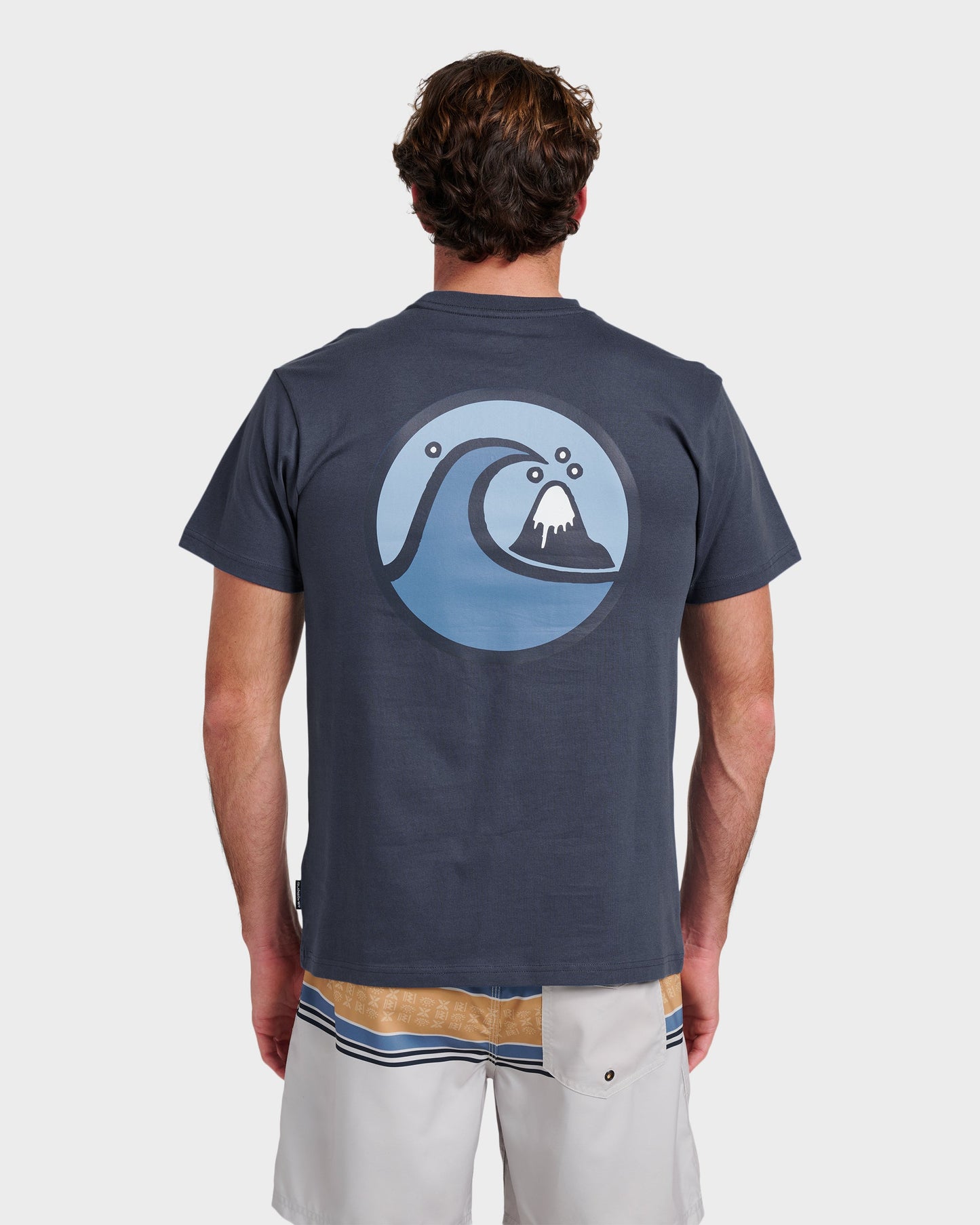 Jungle Wave Classic T-shirt - Navy Navy Quick Silver