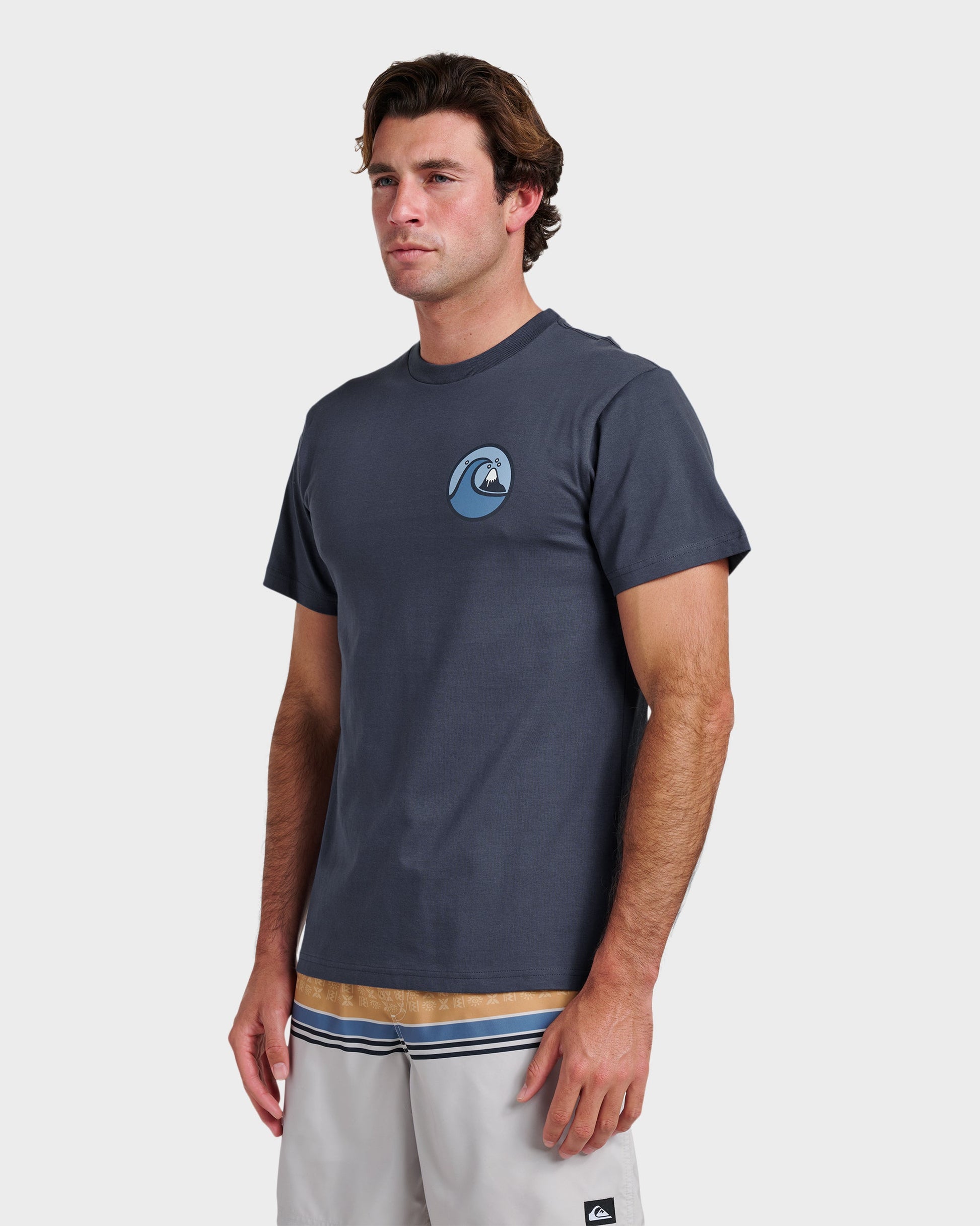 Jungle Wave Classic T-shirt - Navy Navy Quick Silver