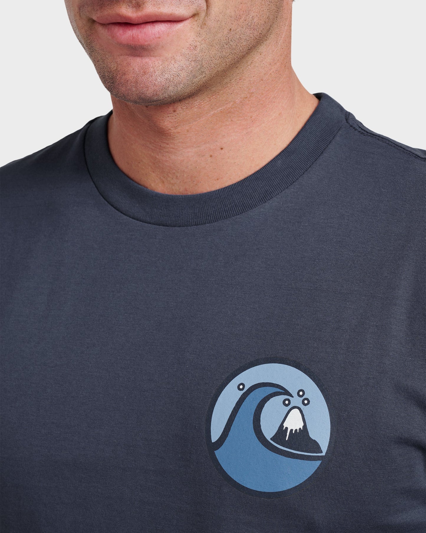 Jungle Wave Classic T-shirt - Navy Navy Quick Silver