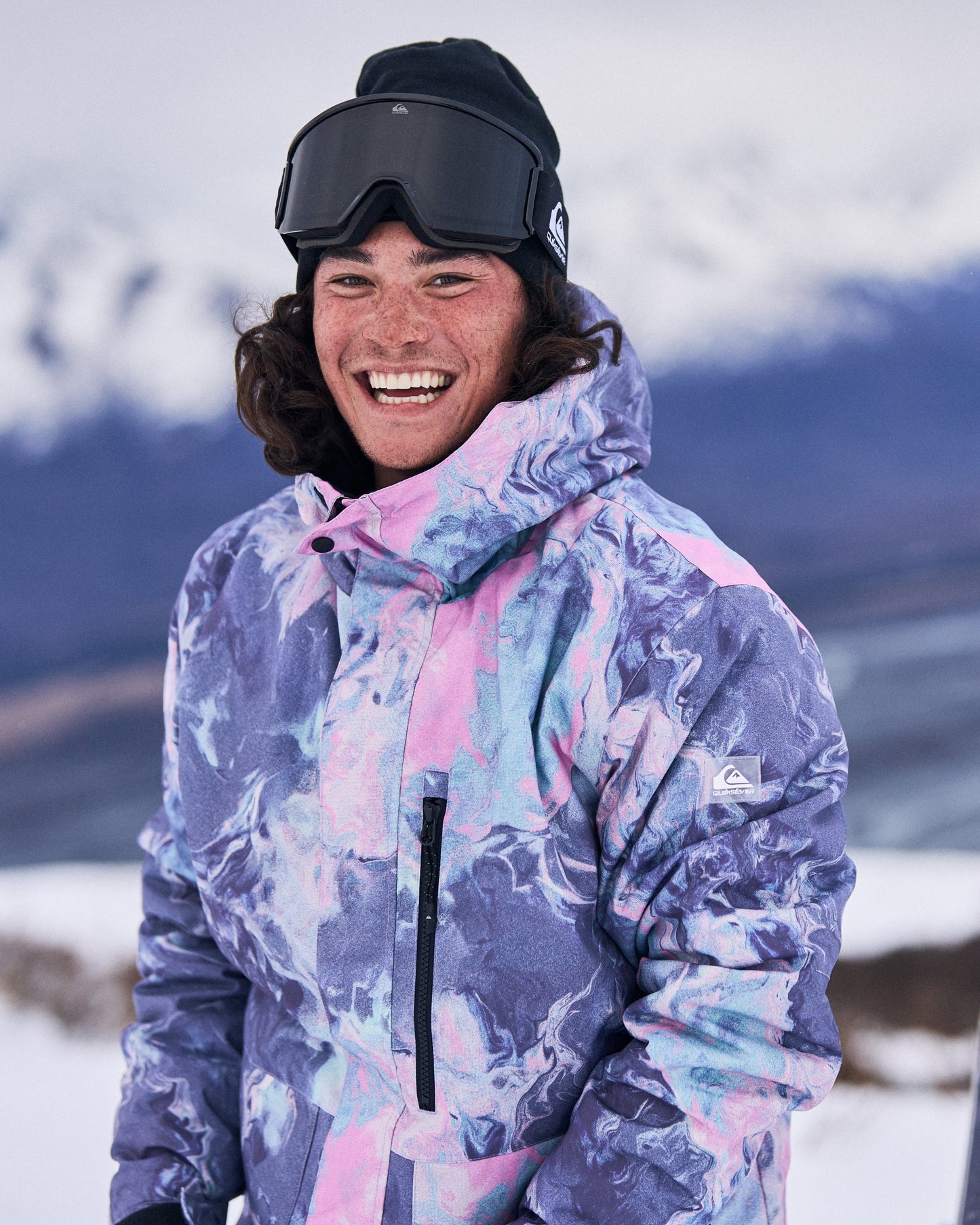 Mission Printed Snow Jacket Mission Printed Snow Jacket Quick Silver