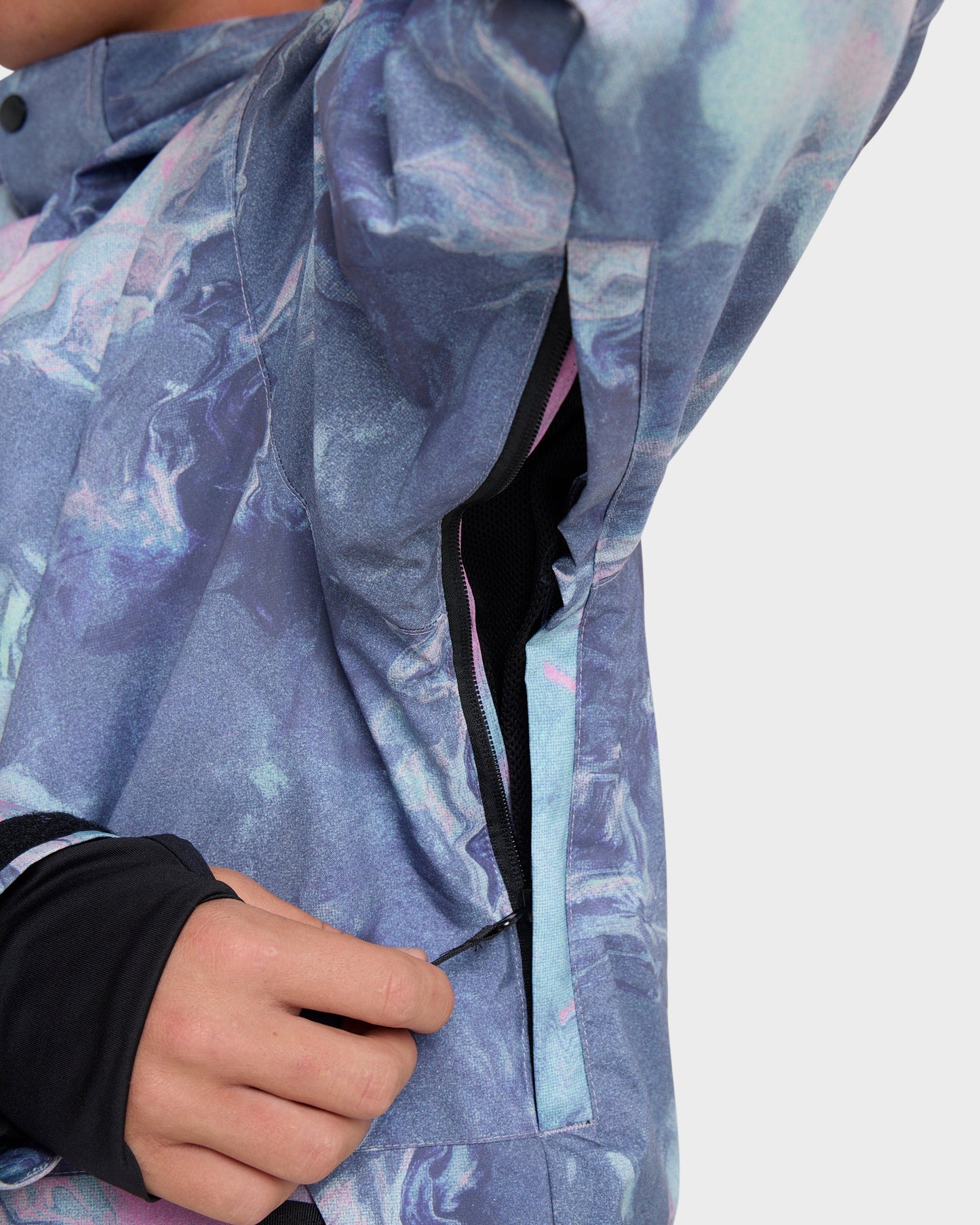 Mission Printed Snow Jacket Mission Printed Snow Jacket Quick Silver